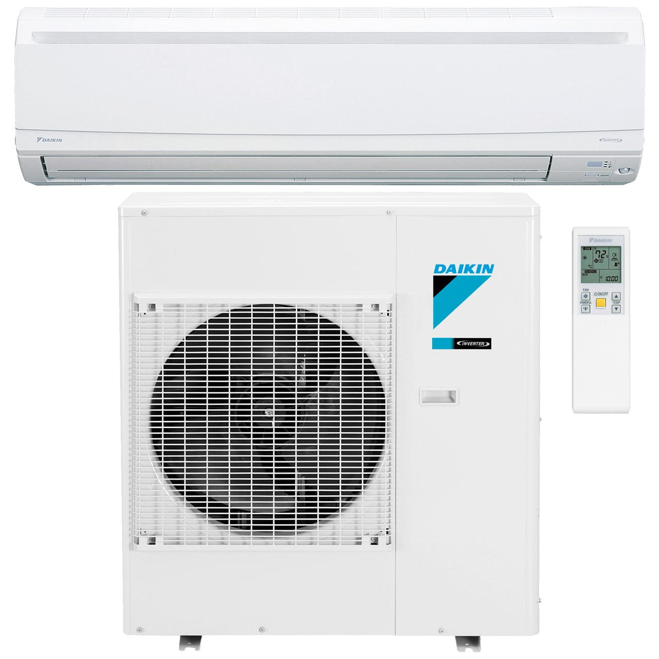 Daikin 30000 BTU 19.3 SEER Ductless Mini Split Air Conditioner - Wall Mounted HVAC System for Home & Office Cooling | Energy Efficient & Quiet Operation