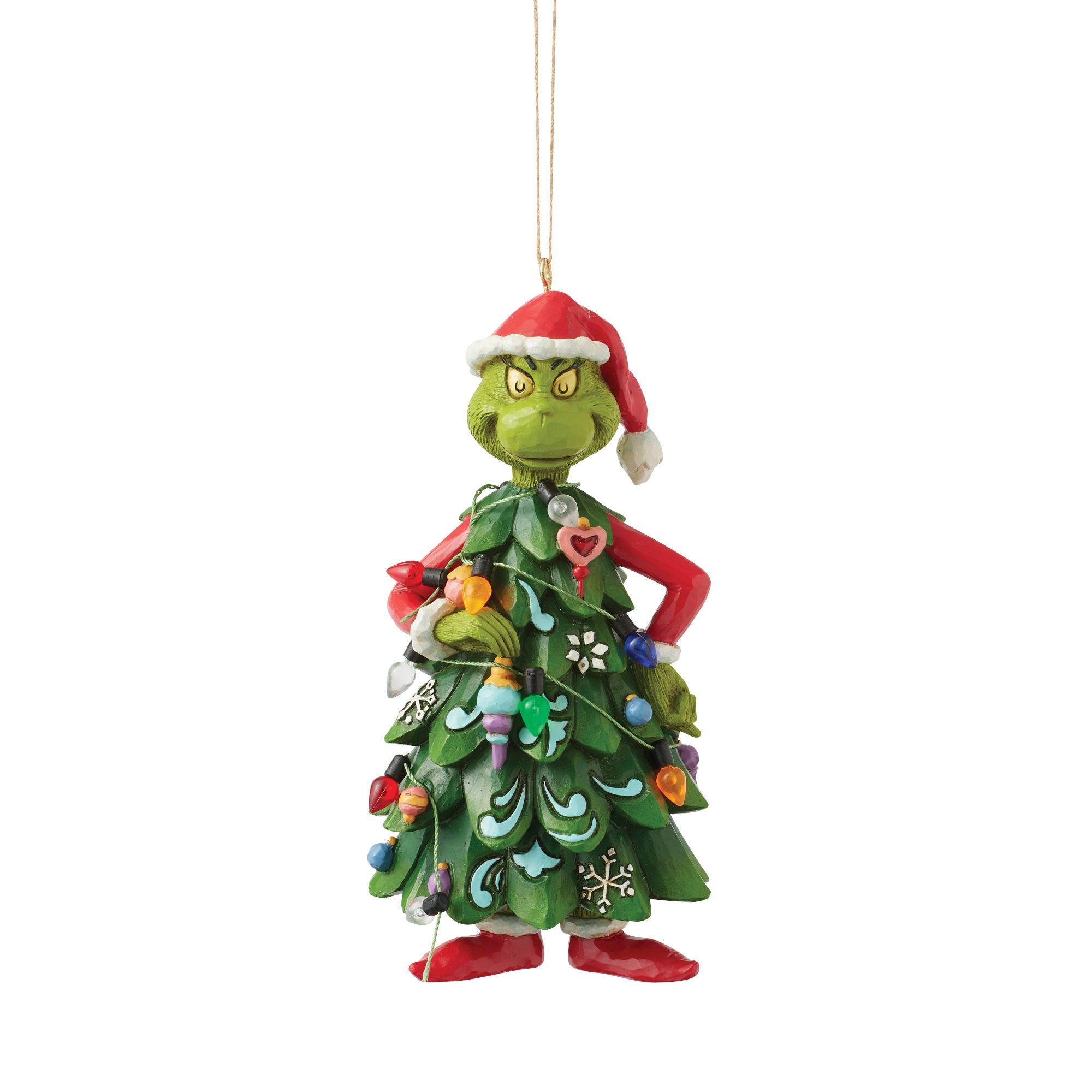 Grinch Christmas Tree Ornament - Festive Holiday Decor for Xmas Tree, Home & Office - Perfect for Holiday Parties & Gift Giving