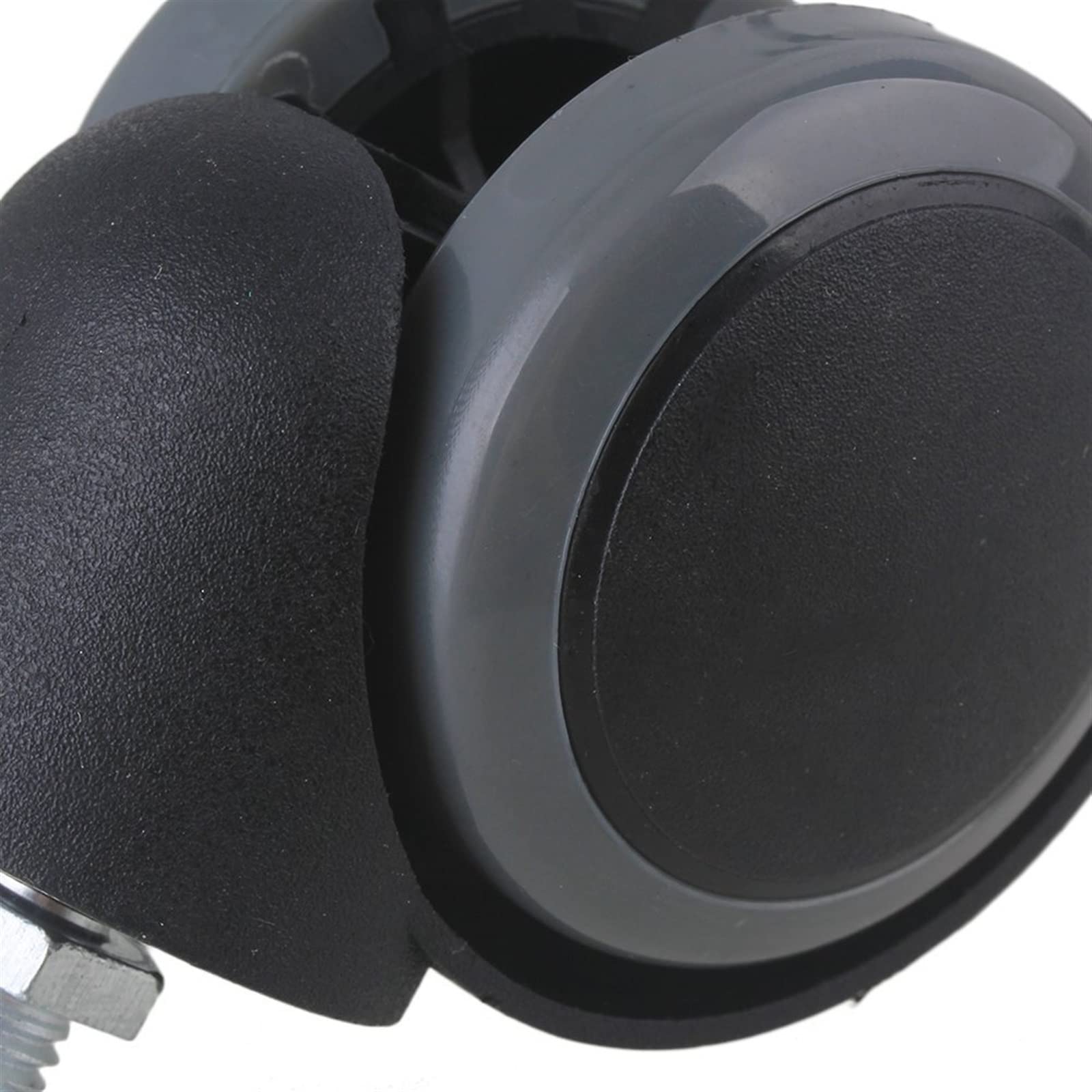 BIVOO 5-Pack Swivel Caster Wheels for Metal Office Chairs, Furniture, Sofa Beds, and Storage Shelves - PU Vertical Threaded Stem Replacement Casters for Smooth Mobility in Home & Office