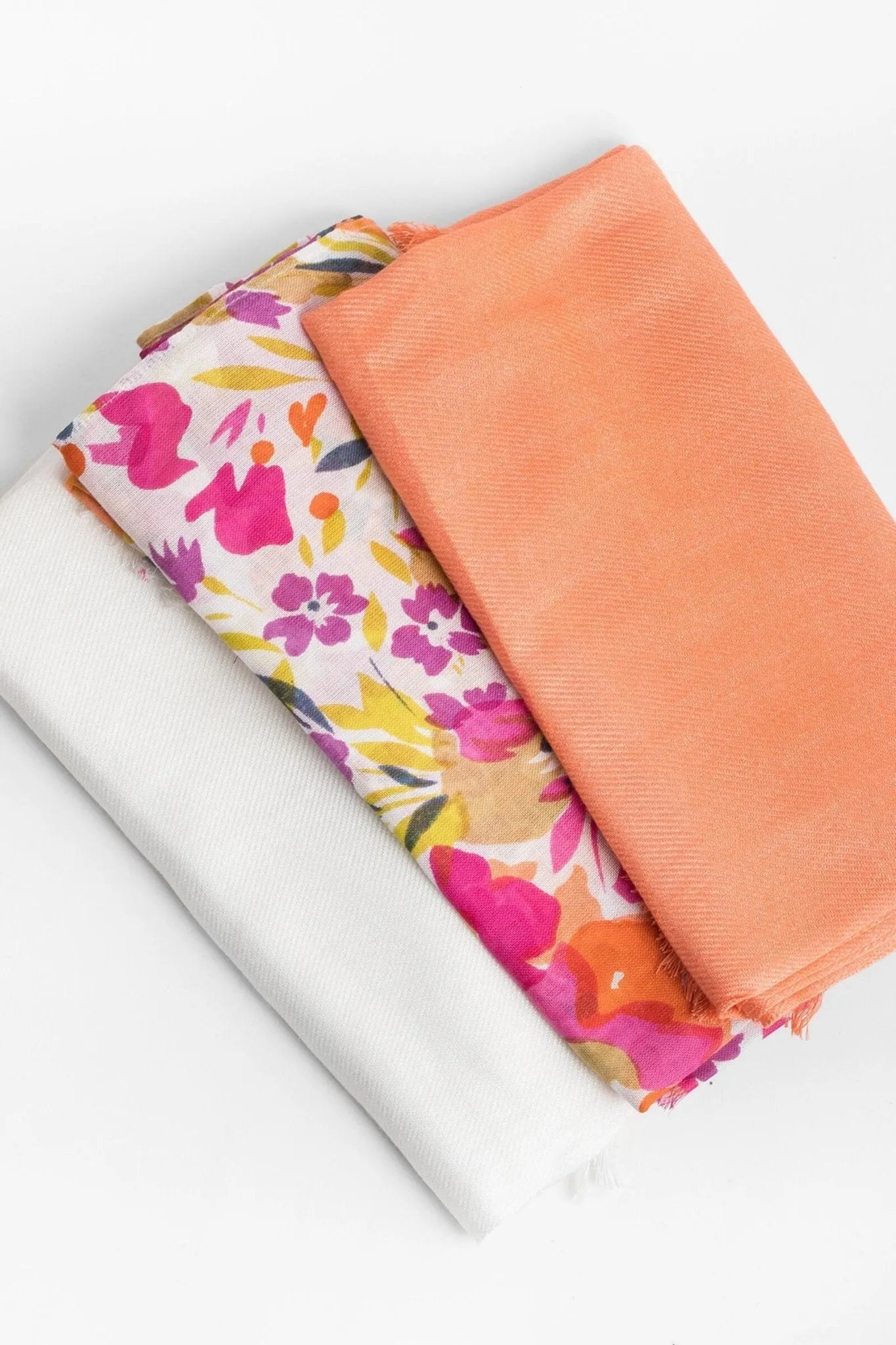 Elegant Floral Garden Scarf Set for Women - Lightweight Fashion Accessory for Spring Outfits, Weddings & Outdoor Events