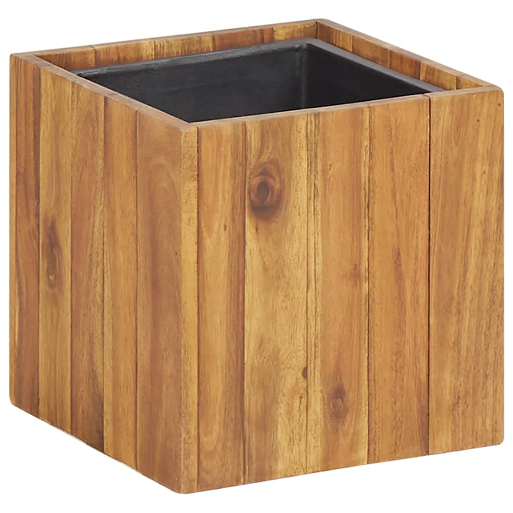 Premium Acacia Wood Raised Garden Bed - 9.6x9.6x9.8 Inch Planter Box for Vegetables, Fruits, Flowers & Herbs | Indoor/Outdoor Use for Patio, Balcony & Backyard Gardening