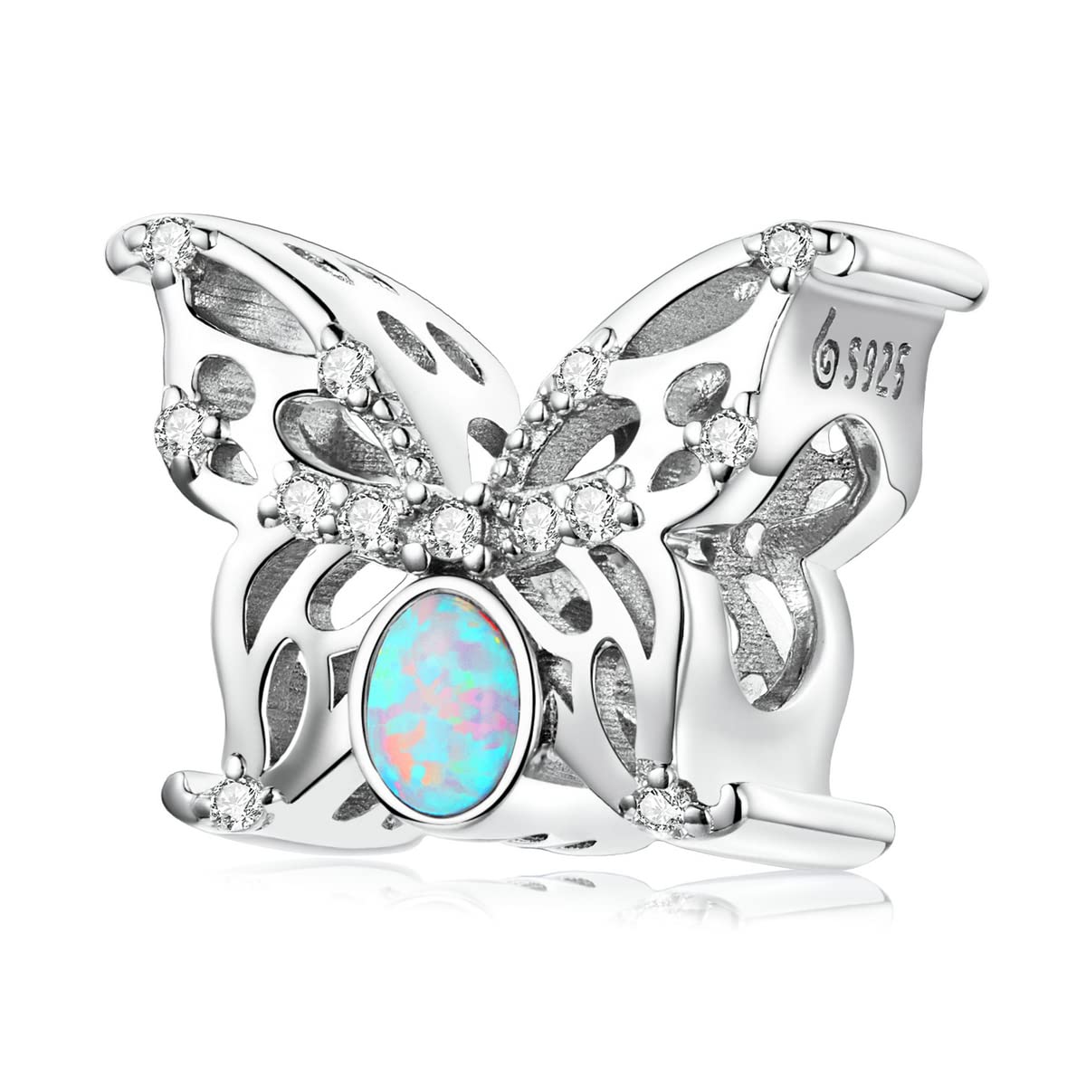 Sterling Silver Bead Charms for Women & Girls - Handmade Jewelry Charms for Bracelets & Necklaces - Perfect for DIY Crafting, Gifts & Everyday Wear