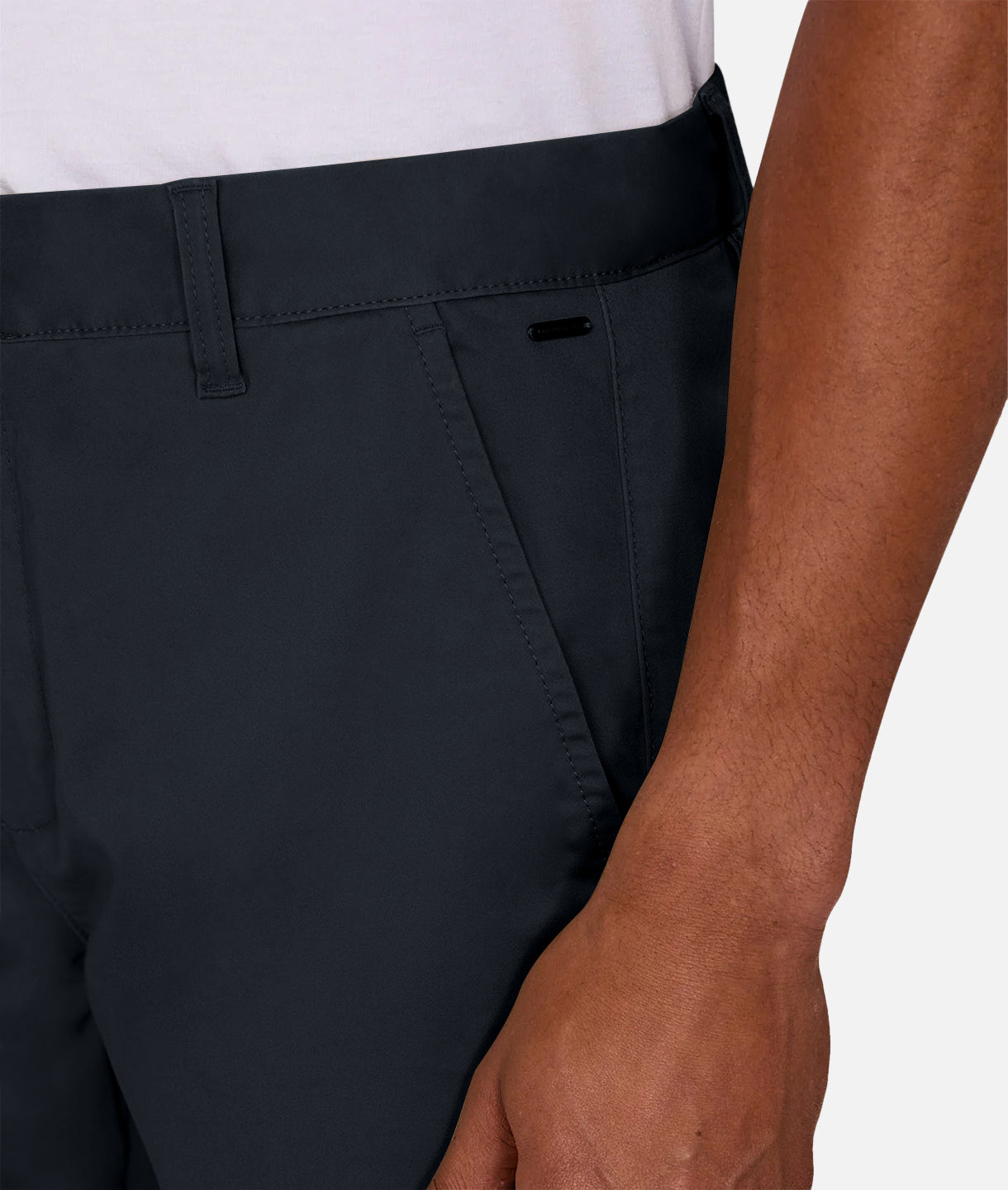 Classic Cuban Chino Pants for Men - Navy Blue Casual Slim Fit Trousers | Perfect for Office, Travel & Smart Casual Outfits
