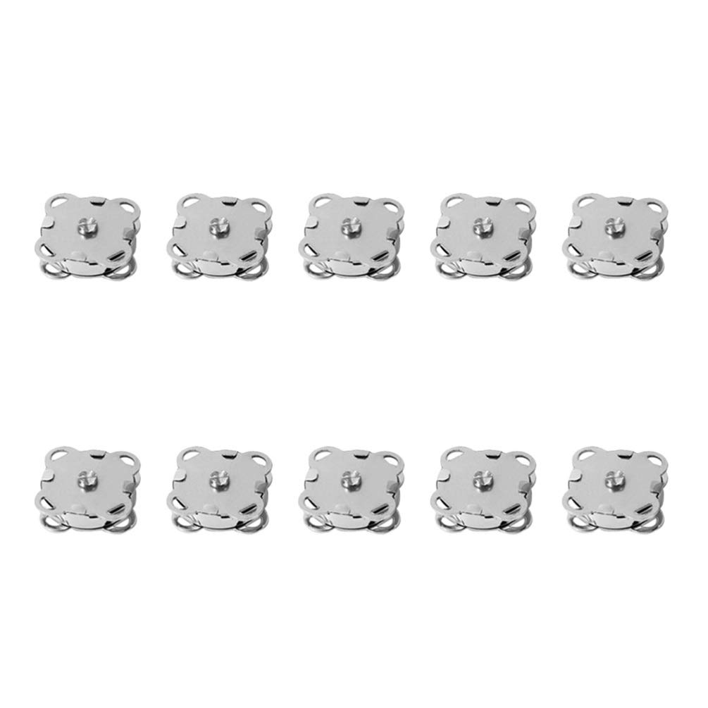200pcs Gold Magnetic Snap Buttons for Purses, Wallets & Clothing - Strong Magnetic Closures for Sewing & DIY Crafts - Perfect for Handmade Bags, Jackets & Accessories