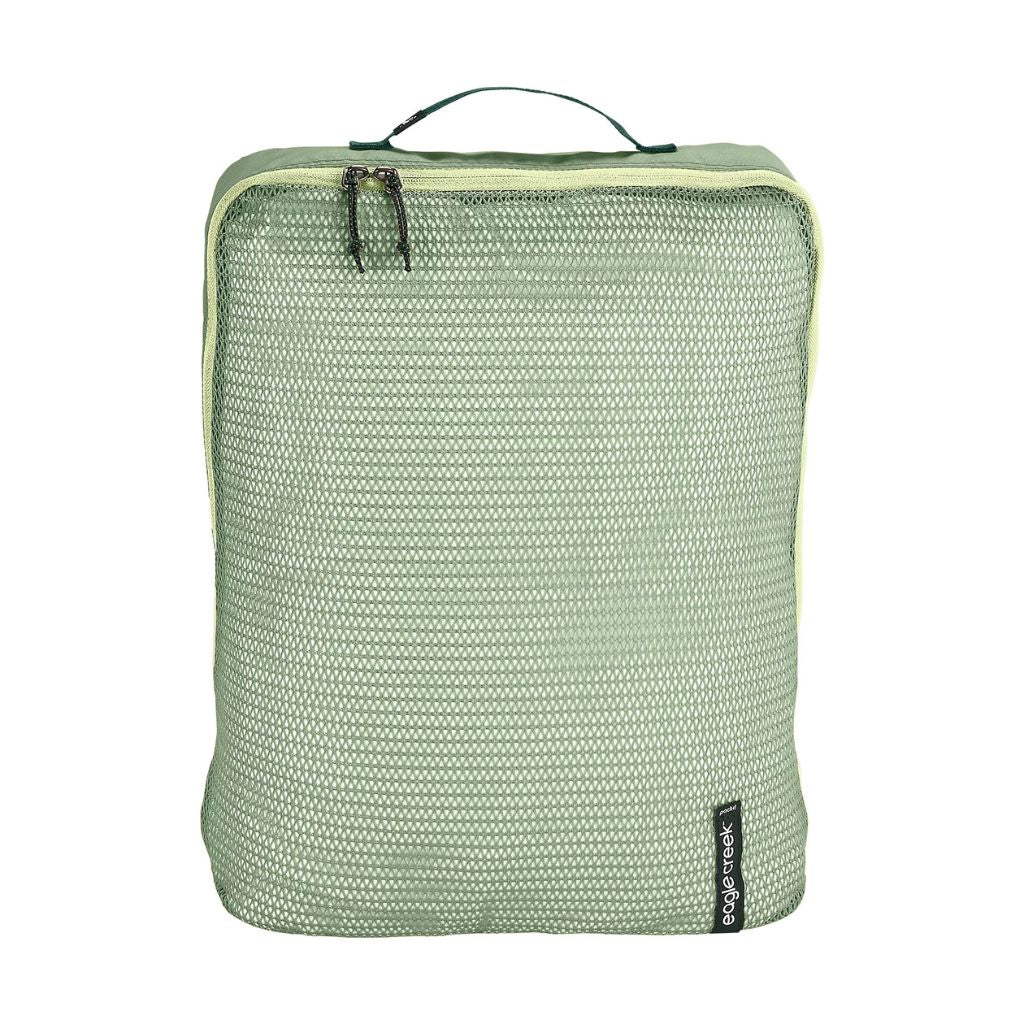 Eagle Creek PACK IT REVEAL Packing Cube Set - Medium Size (L) - Mossy Green - Perfect for Travel Organization, Suitcase Storage & Clothes Compartment