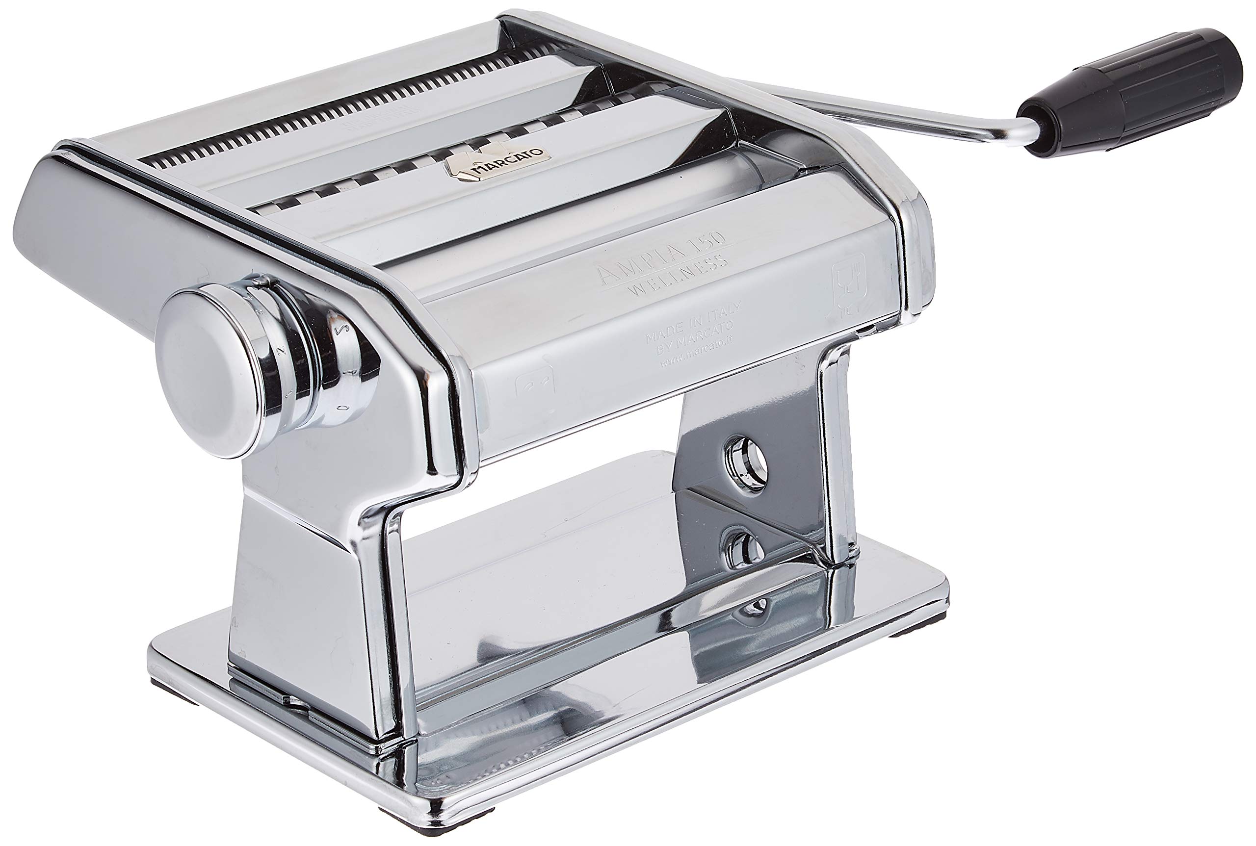 Premium Pearl Piatti C-119 Pasta Maker Machine - Italian Style Homemade Pasta Roller & Cutter for Fresh Noodles, Ravioli & Lasagna | Perfect for Home Chefs & Italian Cooking Enthusiasts