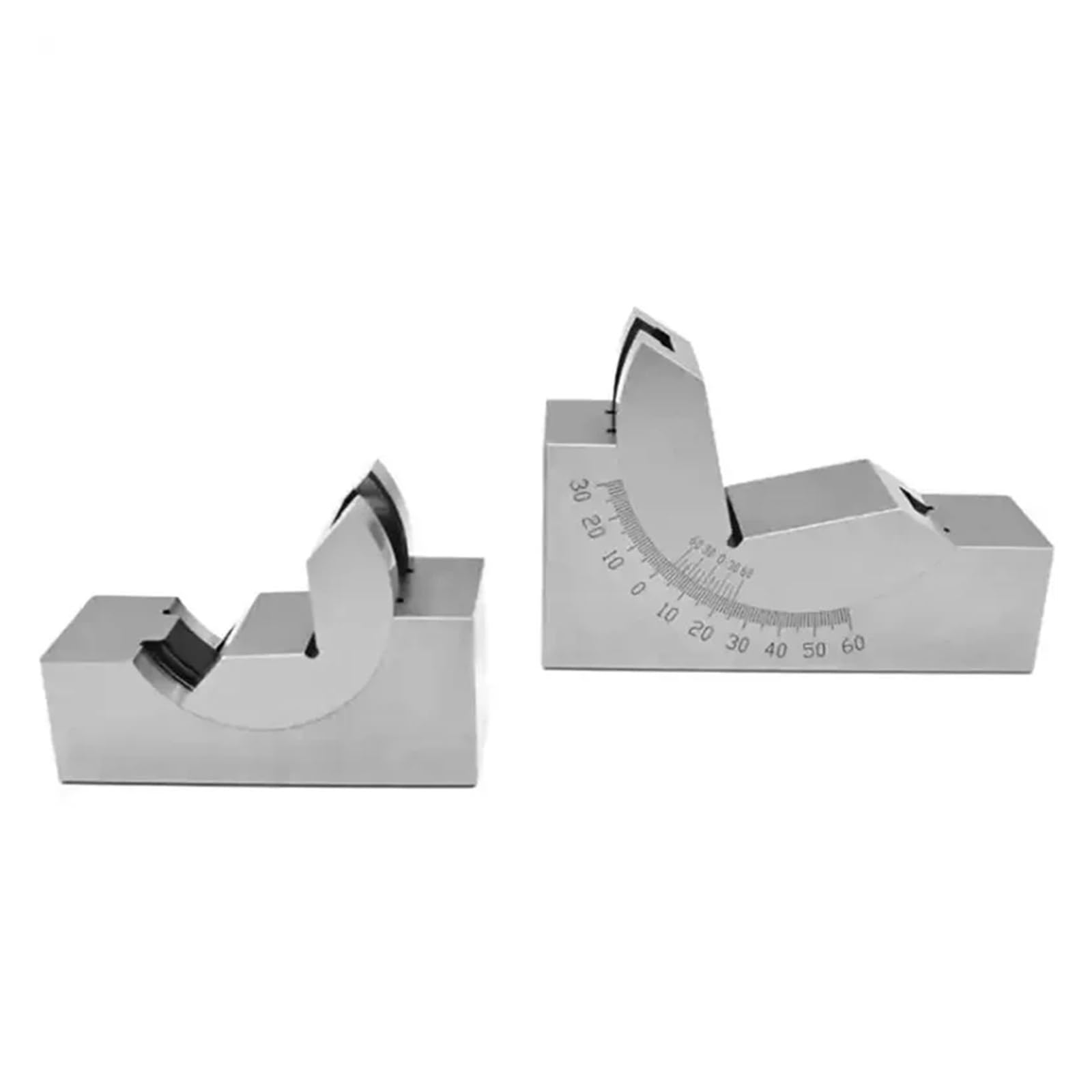 Adjustable Angle Gauge V-Block 0-60 Degree Precision Ruler for Milling Machine (KP46) - Perfect for Metalworking, Woodworking & DIY Projects