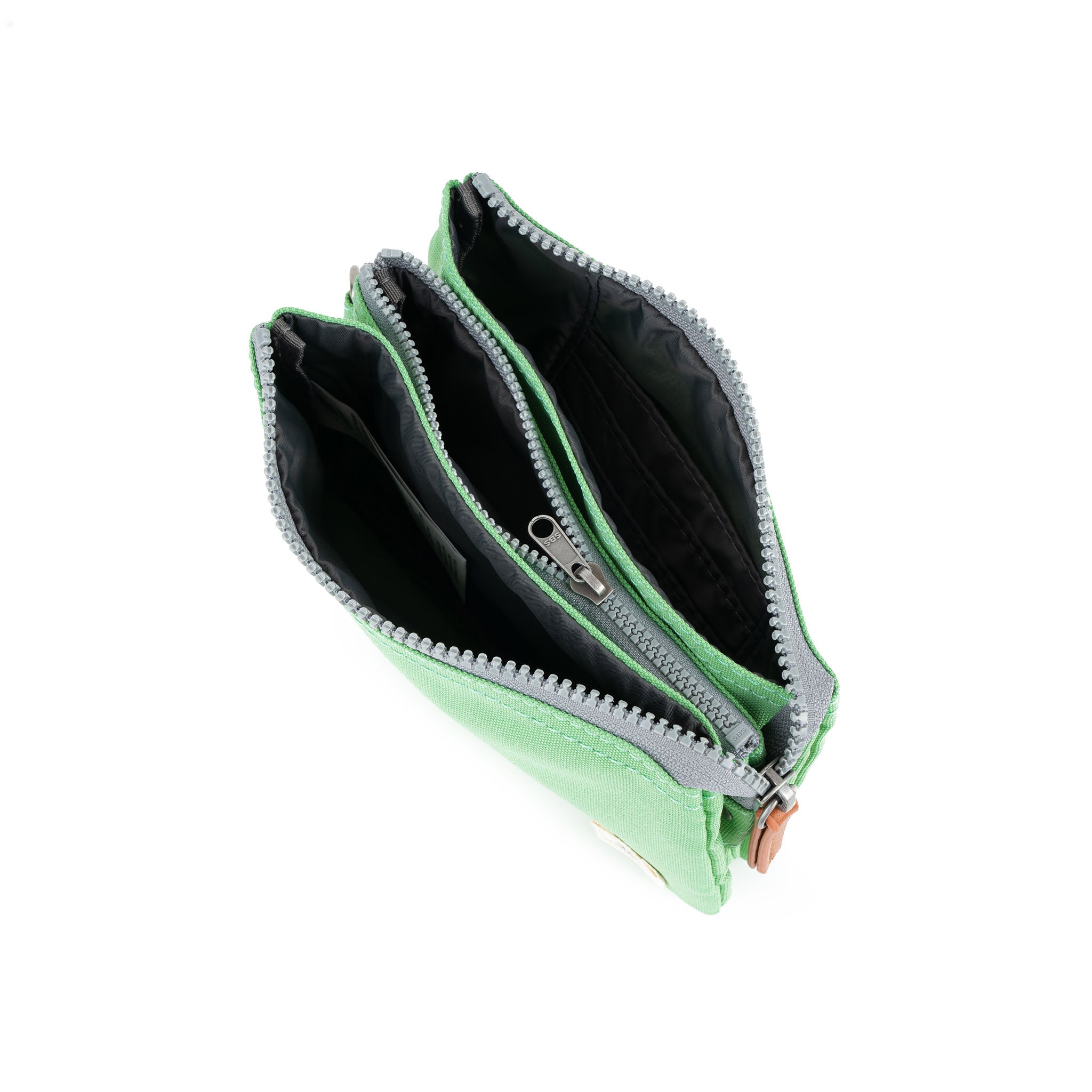 Eco-Friendly Carnaby Crossbody Bag with Adjustable Wrist Strap - Peppermint Recycled Canvas Tote for Women | Perfect for Shopping, Travel & Daily Essentials