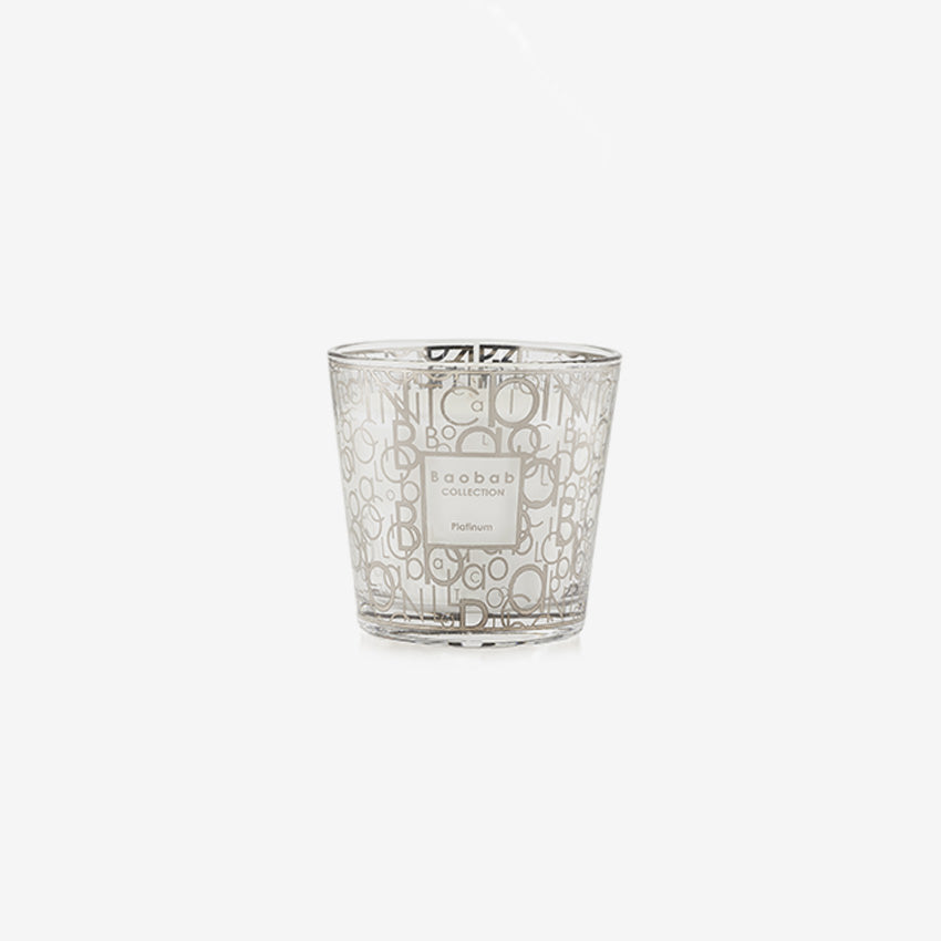 Baobab Collection My First Baobab Platinum Scented Candle - Luxury Home Fragrance for Relaxation & Romantic Ambiance