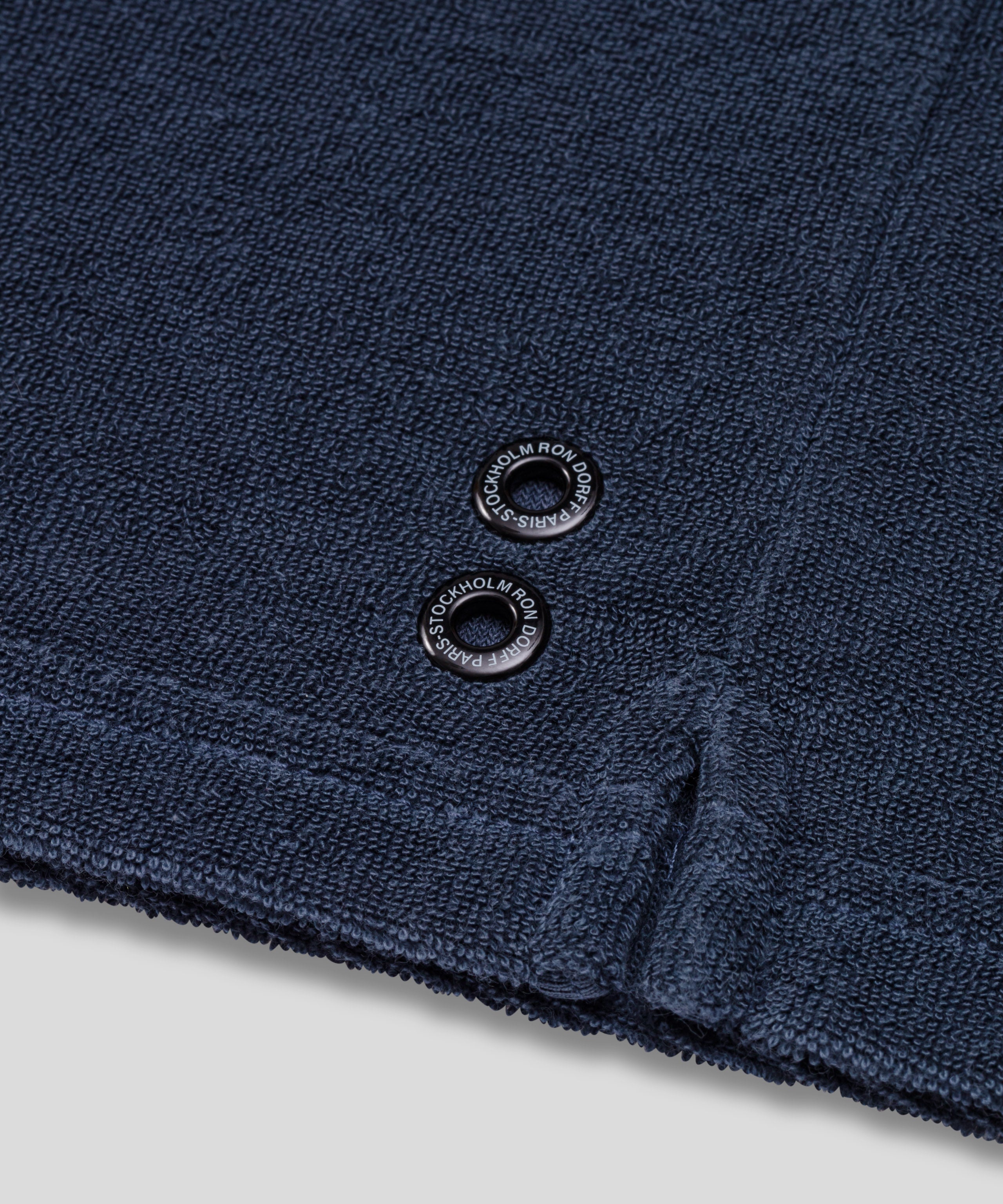 Ron Dorff Men's Cotton Terry Shirt - Soft Breathable Casual Button Down Shirt for Everyday Wear, Work & Weekend Outings