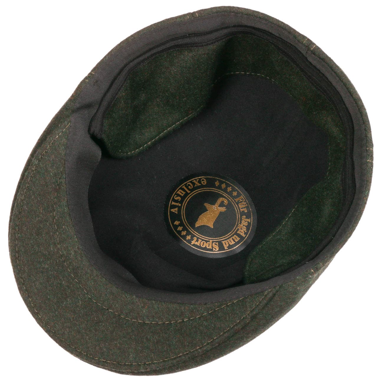 Lodenhut Manufaktur Men's Winter Flat Cap with Ear Flaps - Warm Wool Blend Hat for Outdoor Activities, Hunting & Cold Weather Protection