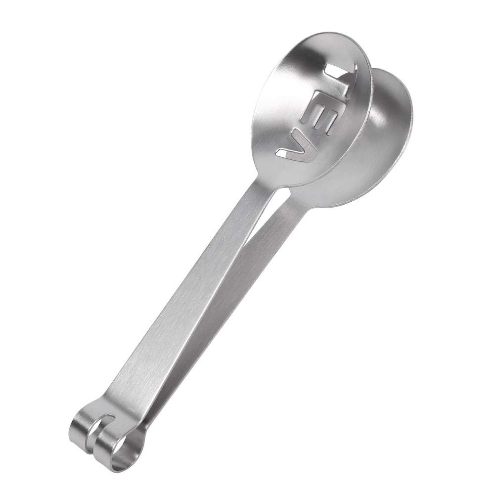Stainless Steel Tea Bag Squeezer & Spoon - Rustproof Space-Saving Kitchen Tool for Tea & Coffee - Perfect for Brewing, Travel & Office Use