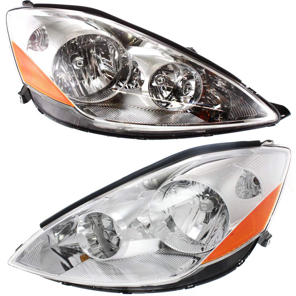 2006-2010 Toyota Sienna Headlight Assembly - DOT Certified Replacement Headlights with Bulbs (Driver & Passenger Side) | Perfect for Night Driving & Foggy Conditions | TO2502172 TO2503172
