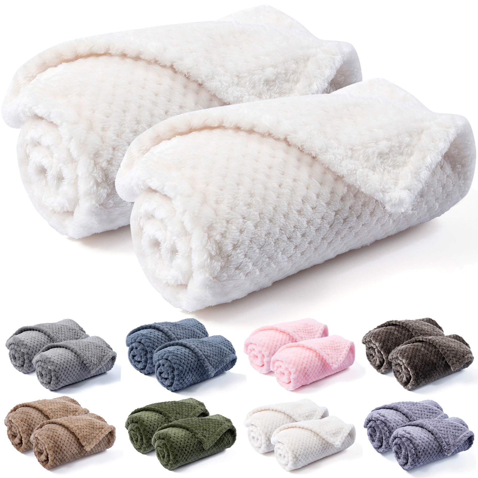 Warm Fleece Pet Blanket for Dogs & Cats - Soft Plush Throw for Bed, Couch & Travel