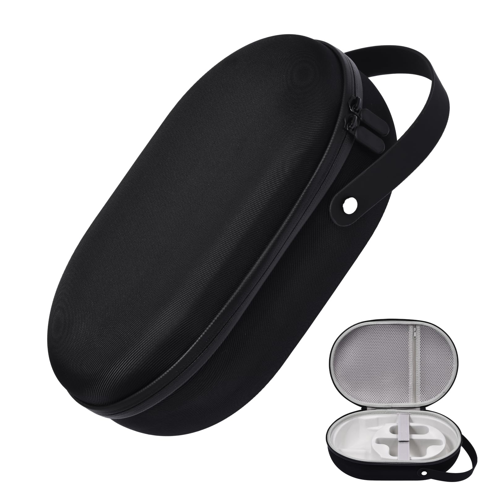 Durable EVA Case for Vision Pro Accessories - Dustproof, Shockproof Travel Storage Bag for Vision Pro VR Headset - Perfect for Travel, Home & Office Use - Black