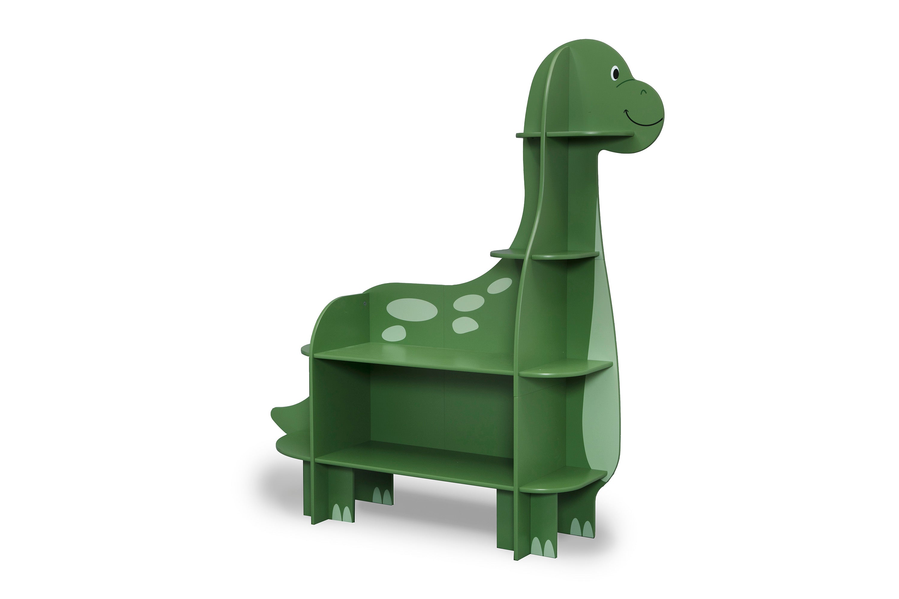 Dinosaur Themed Kids Bookcase - Fun & Educational Bookshelf for Children's Room, Playroom, or Classroom Decor