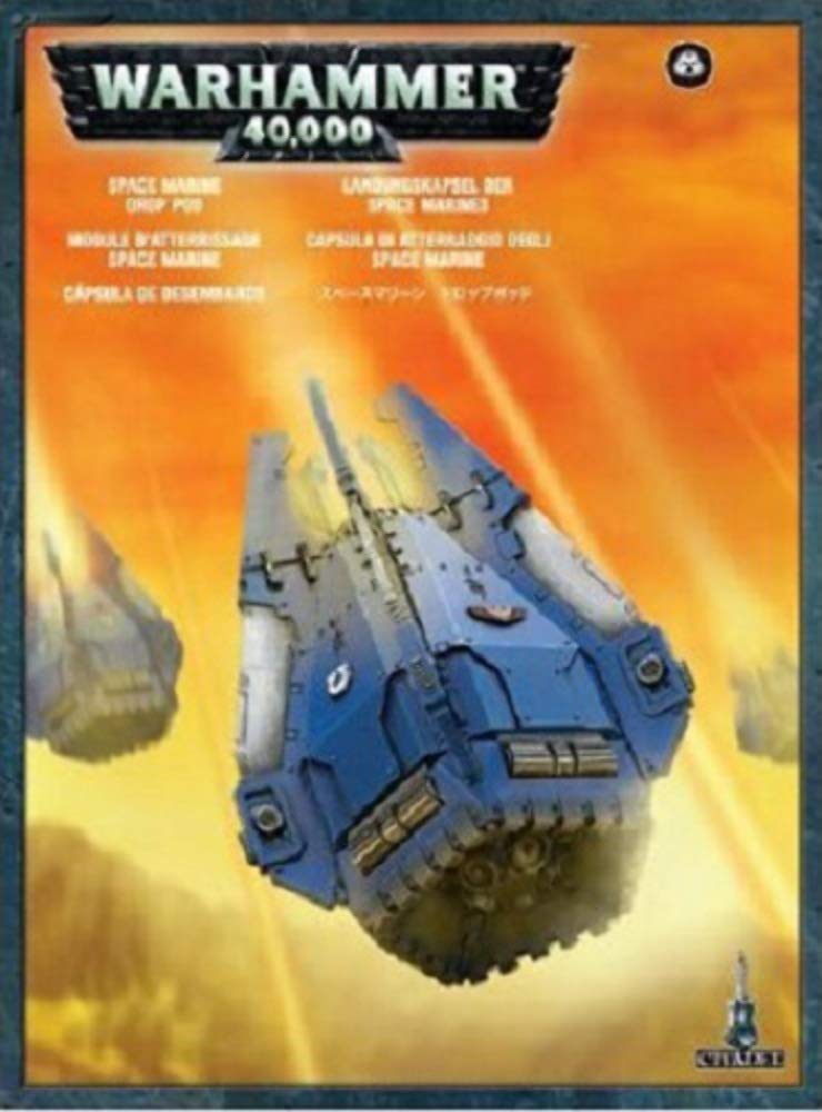 Warhammer 40k Space Marines Drop Pod - Fast Deployment for Tabletop Battles