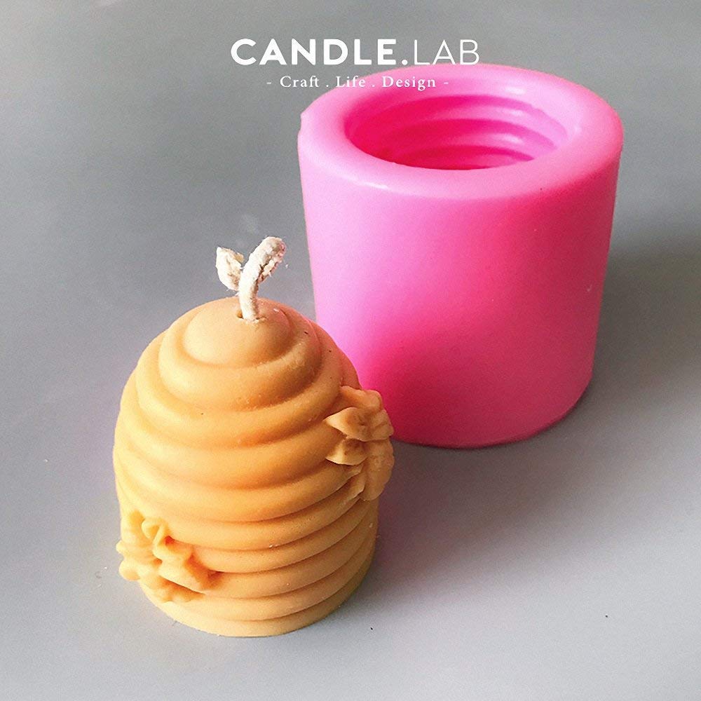2-Pack Bee Silicone Molds for DIY Crafts - Soap Making, Cake Decorating, Chocolate, Candles, Resin Art & Wax Crayons | Perfect for Handmade Gifts, Party Favors & Home Decor Projects
