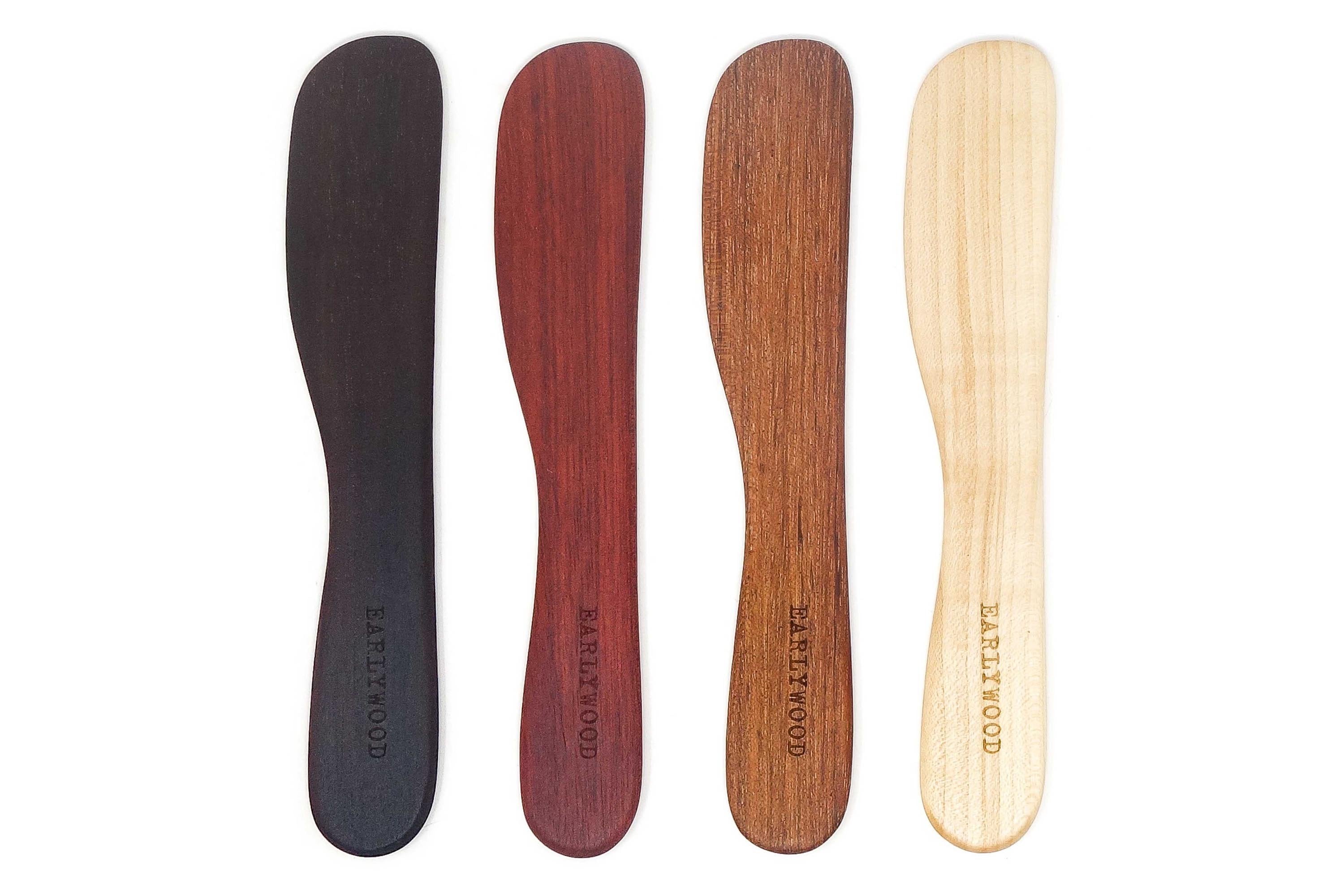 Premium Wooden Spreader Set - 3-Piece Butter Knife & Cheese Spreader Gift Set - Perfect for Charcuterie Boards, Cheese Platters & Breakfast Spreads