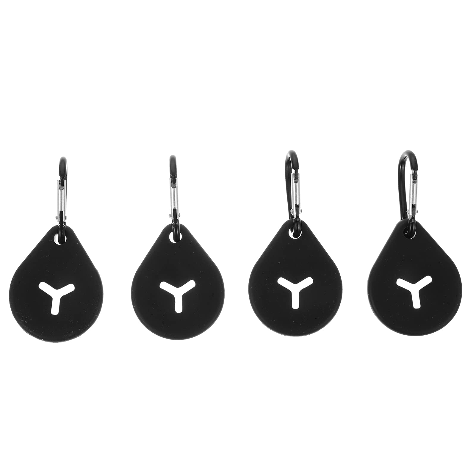 4pcs Silicone Garbage Bag Holder Clips - Secure Trash Bags for Kitchen, Bathroom, Pets & Outdoor Use - Durable Waste Bag Dispenser for Dog Supplies & Household Cleaning Essentials