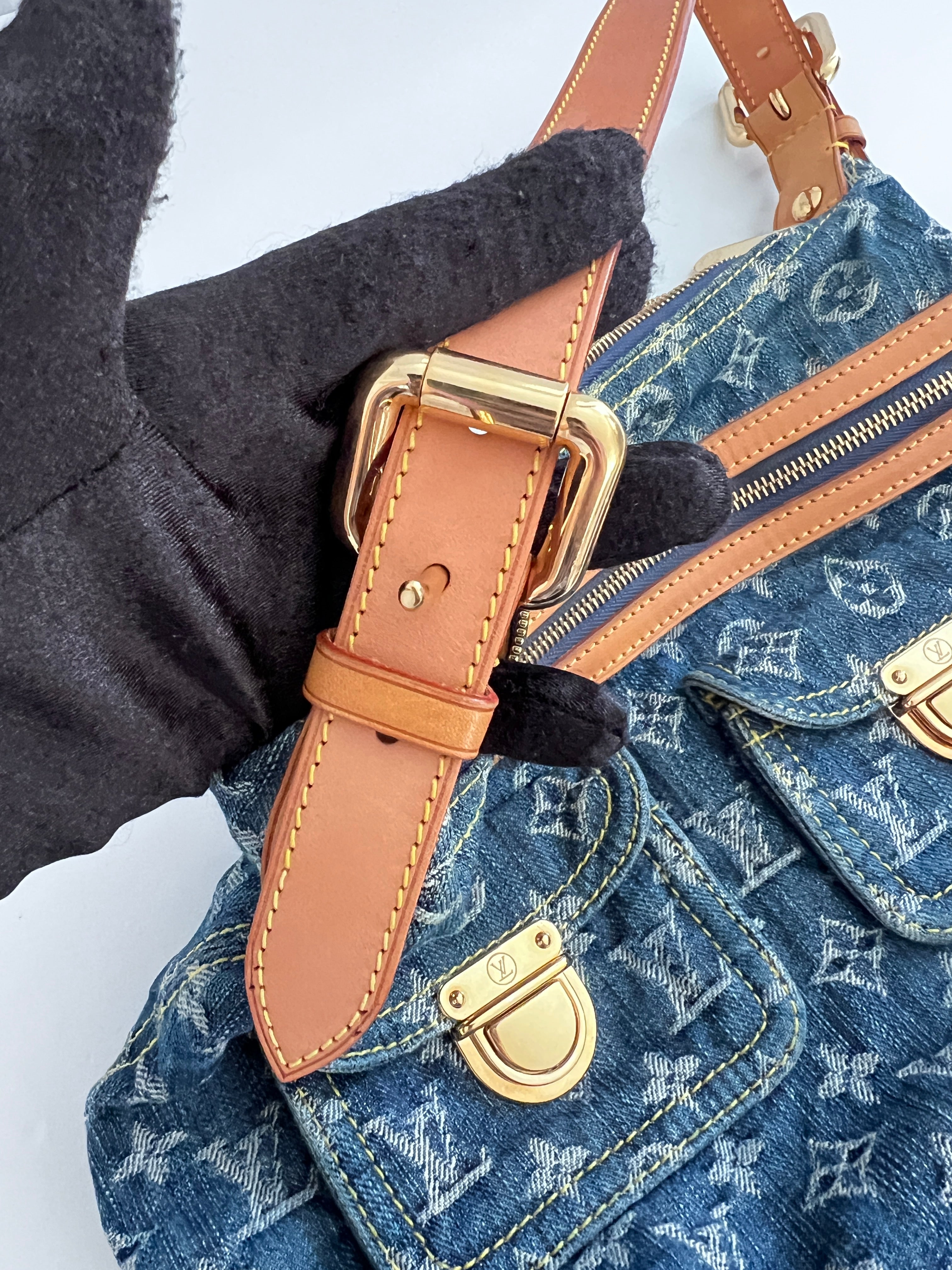 Authentic Louis Vuitton Blue Shoulder Bag - Small Crossbody Purse for Women | Perfect for Daily Use, Travel & Date Night