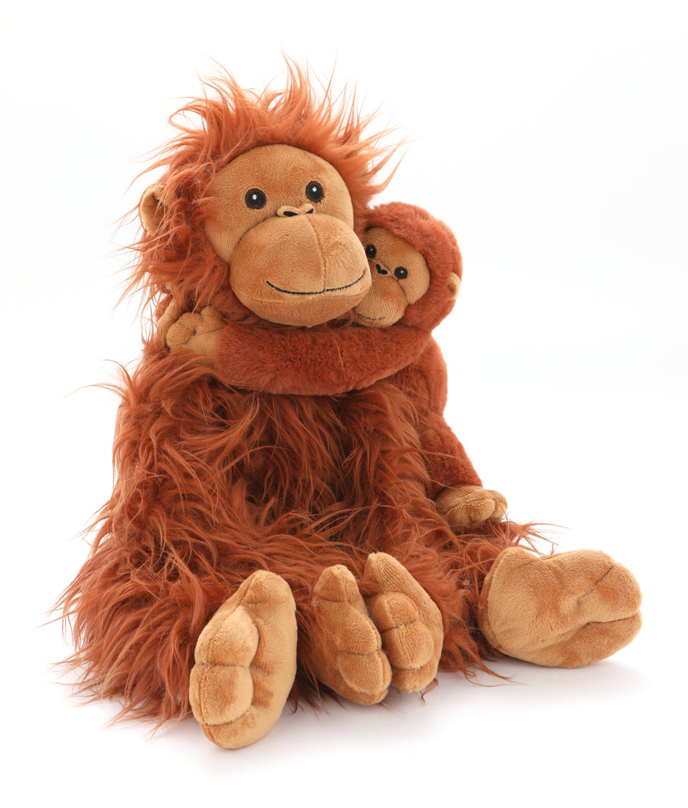 Orangutan Plush Toy - Soft & Cuddly Stuffed Animal for Kids & Collectors | Perfect for Gifts, Nursery Decor & Wildlife Enthusiasts