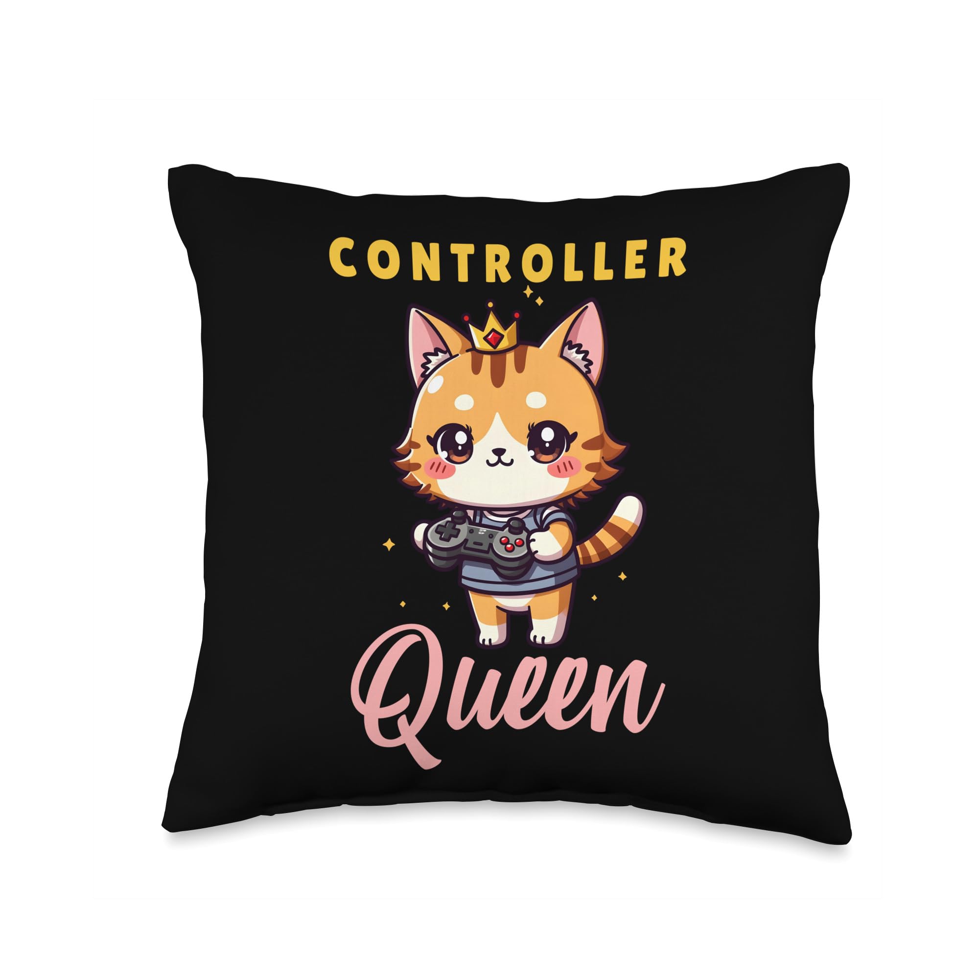 Controller Queen Gaming Girl Tee - Kawaii Anime Gamer T-Shirt with Gamepad Design - Perfect for Cosplay, Gaming Events & Anime Conventions