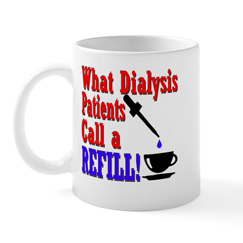 White - Dialysis Refill Mug