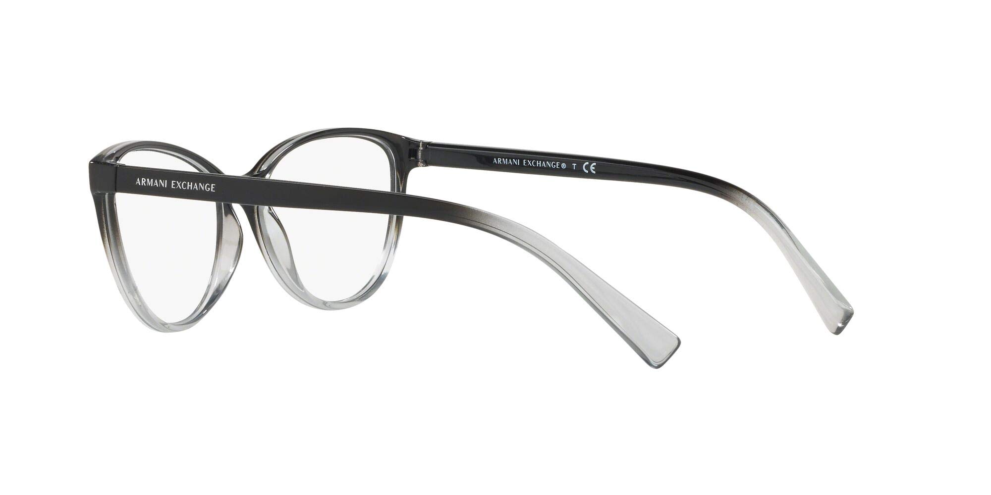 Armani Exchange Women's AX3053 Square Prescription Eyeglass Frames - Stylish & Lightweight for Work, Reading & Everyday Wear
