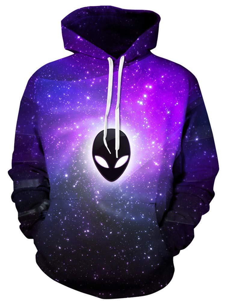 NAYINLAN Men's Anime 3D Print Hoodie - Cool Graphic Pullover Sweatshirt for Casual Wear, Gaming, and Street Fashion
