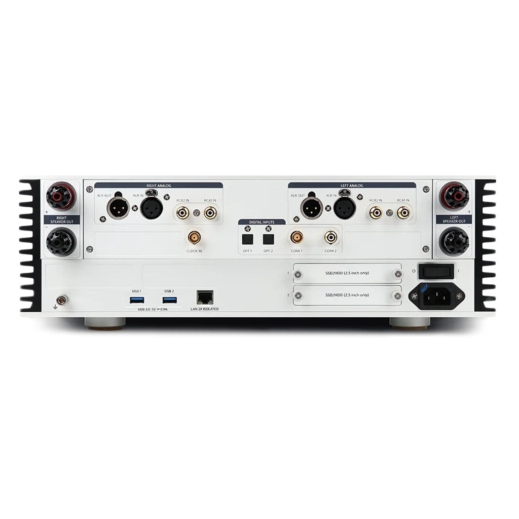 Aurender AP20 High-End All-in-One Audio System - Streamer, DAC & Integrated Amplifier for Home Theater & Audiophile Listening