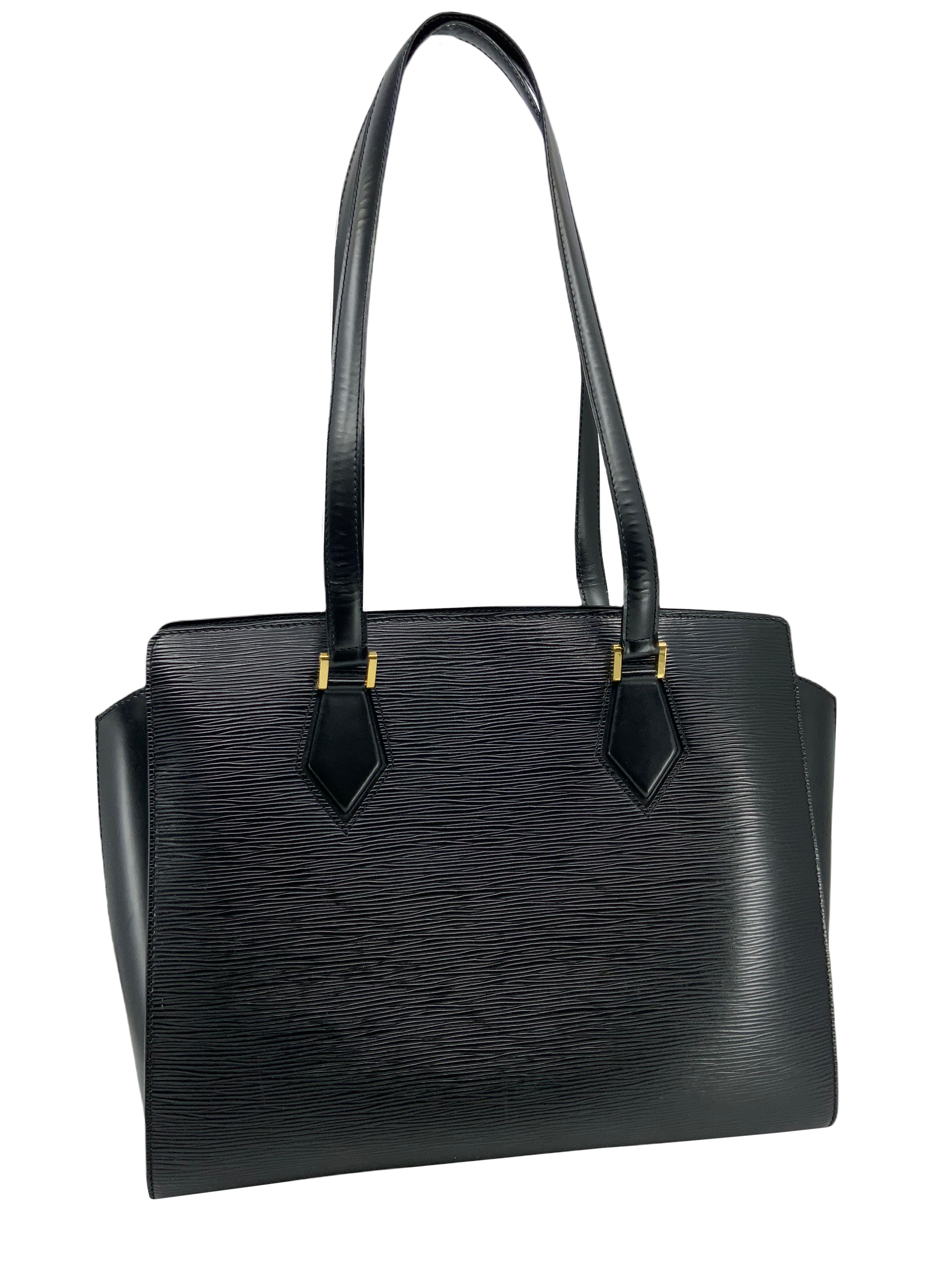 Authentic Louis Vuitton Epi Leather Duplex Crossbody Bag - Luxury Designer Handbag for Women, Perfect for Work, Travel & Evening Events