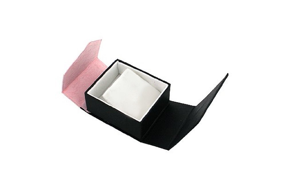 Elegant Black and Pink Jewelry Box for Earrings - Perfect for Travel, Gifts & Organizing Your Jewelry Collection