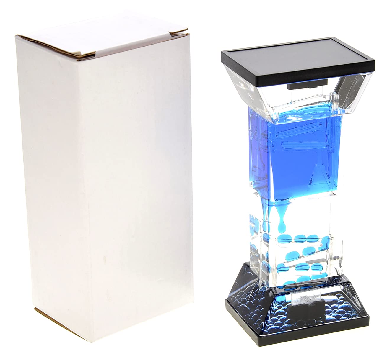 PowerTRC Liquid Motion Bubbler Sensory Toy - ADHD & Anxiety Relief Fidget Toy for Kids & Adults | Calming Desk Decor with Swirling Water Bubbles | Perfect for Stress Relief, Autism Therapy & Office Relaxation