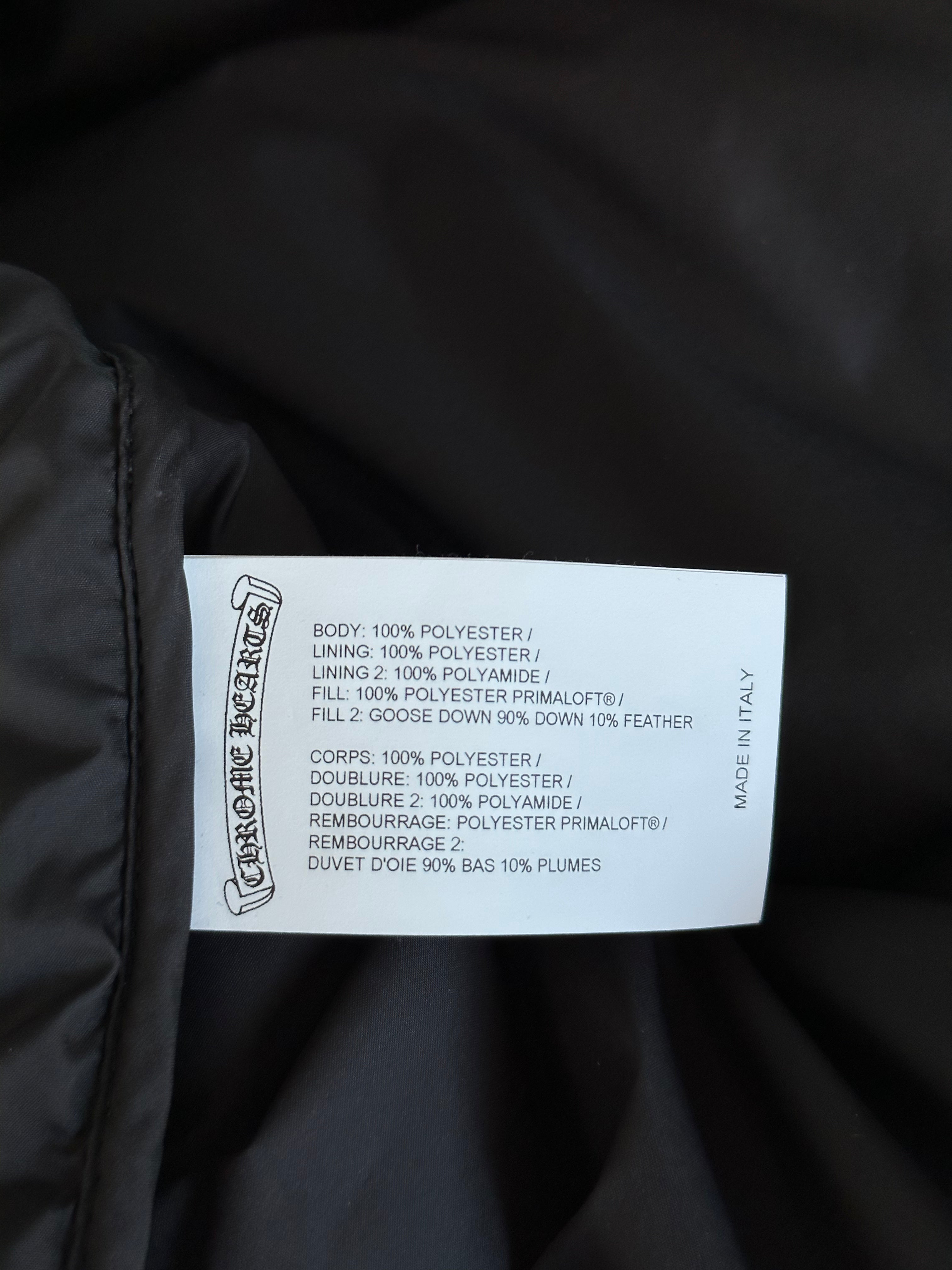 Chrome Hearts Black Cross Jacquard Puffer Jacket - Stylish Winter Coat for Men & Women | Perfect for Streetwear Fashion & Cold Weather Outfits