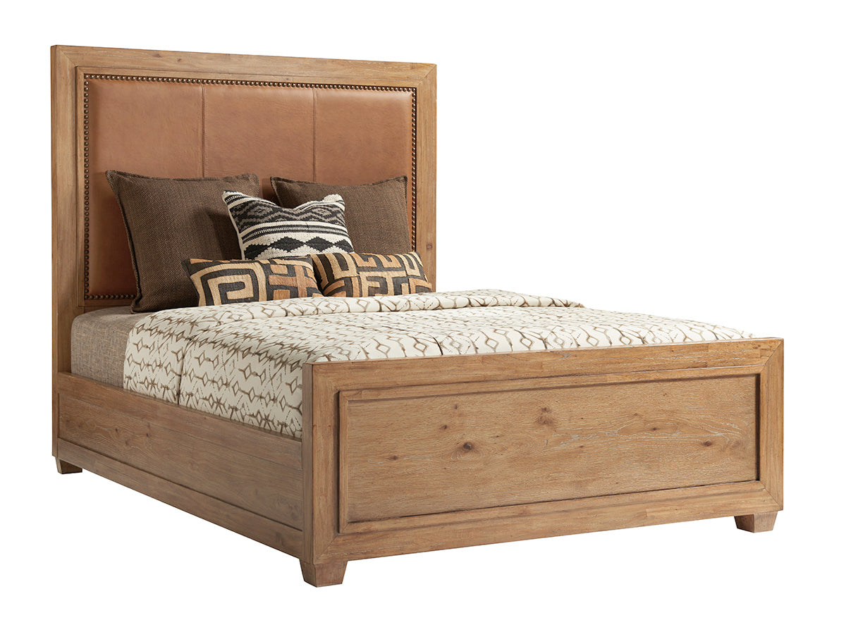 Antilles Upholstered Panel Bed Queen Size 5/0 - Modern Upholstered Bed Frame with Button Tufted Headboard for Bedroom, Guest Room or Master Suite