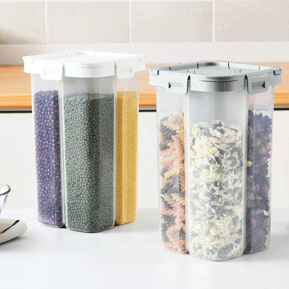 WINIAER 2.3L Airtight Food Storage Container for Cereal, Flour, Rice - Kitchen & Pantry Organization