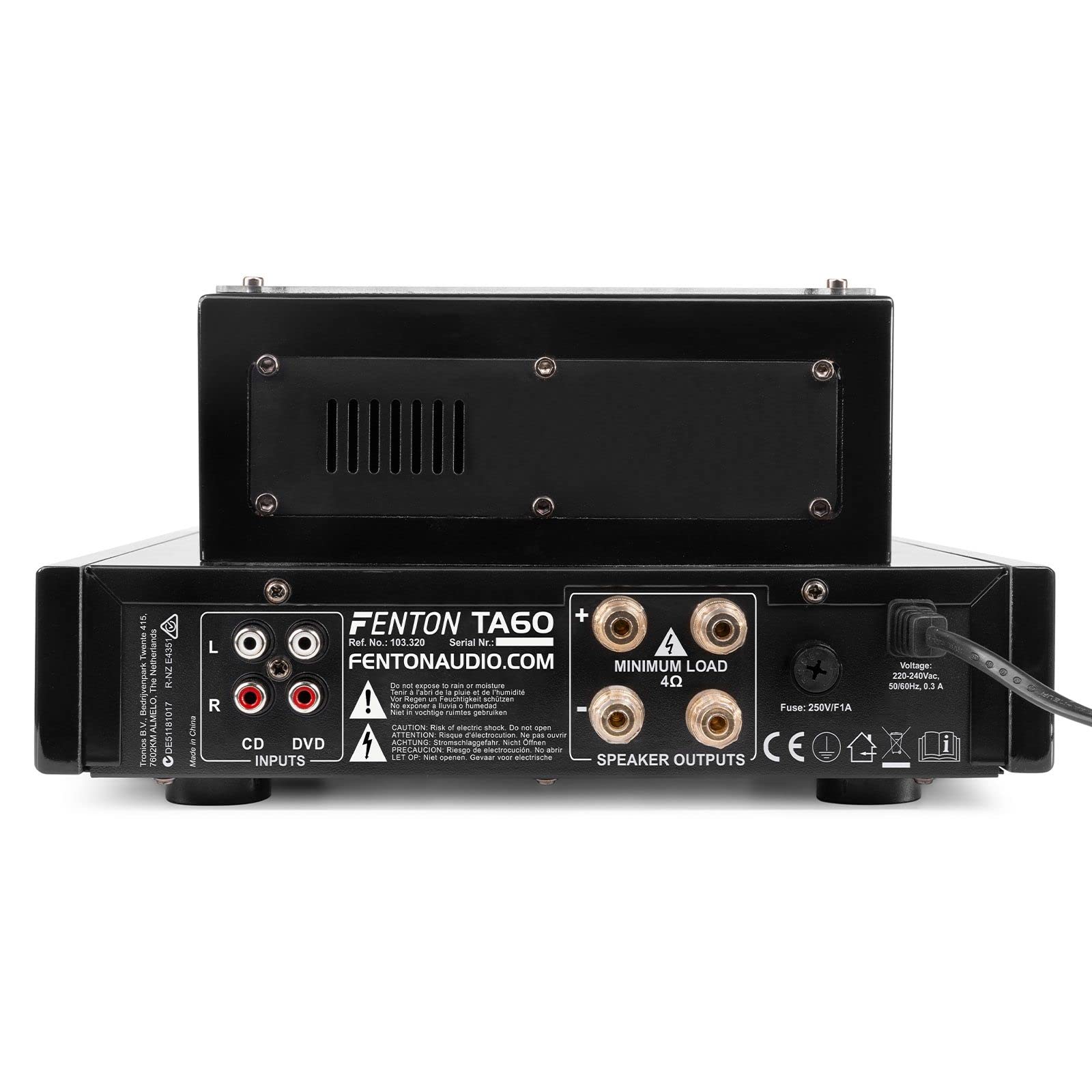 Fenton HiFi Tube Amplifier with Bluetooth 5.0 - Premium Home Stereo Audio System for Vinyl Records & Wireless Streaming - Perfect for Living Room, Home Theater & Music Studio