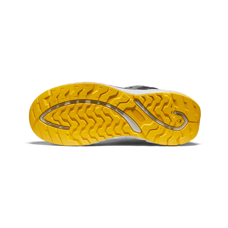 Men's Arvada Mid Work Sneaker with Carbon Toe - Black/Keen Yellow | Durable Safety Shoes for Construction & Outdoor Work