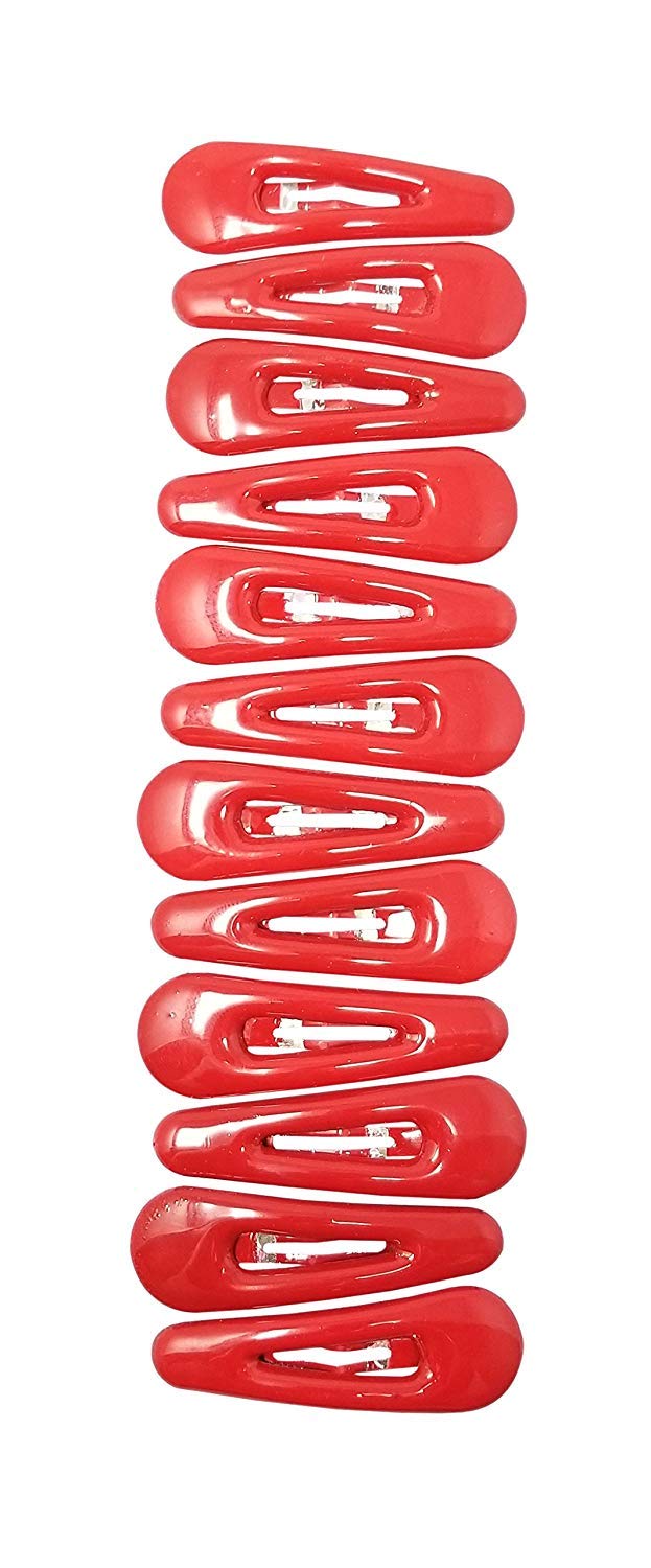 Premium Set of 12 Metal Tic Tac Hair Clips for Women – Stylish Metallic Hairpins, Trendy Hair Accessories, Durable & Lightweight Hair Clips for Everyday Use | Perfect for Parties, Weddings, Work & Casual Styling