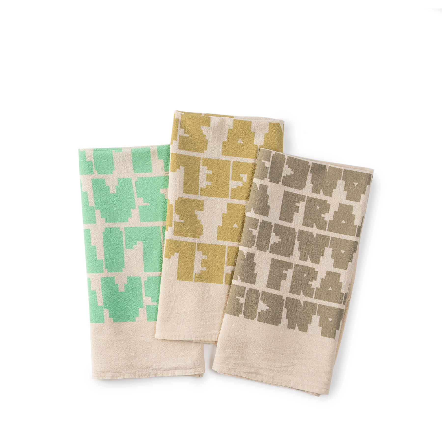 Los Angeles/Sausalito/San Francisco Skyline Bath Towel Set - 3 Pack Soft Absorbent Cotton Towels for Bathroom, Beach & Gym Use