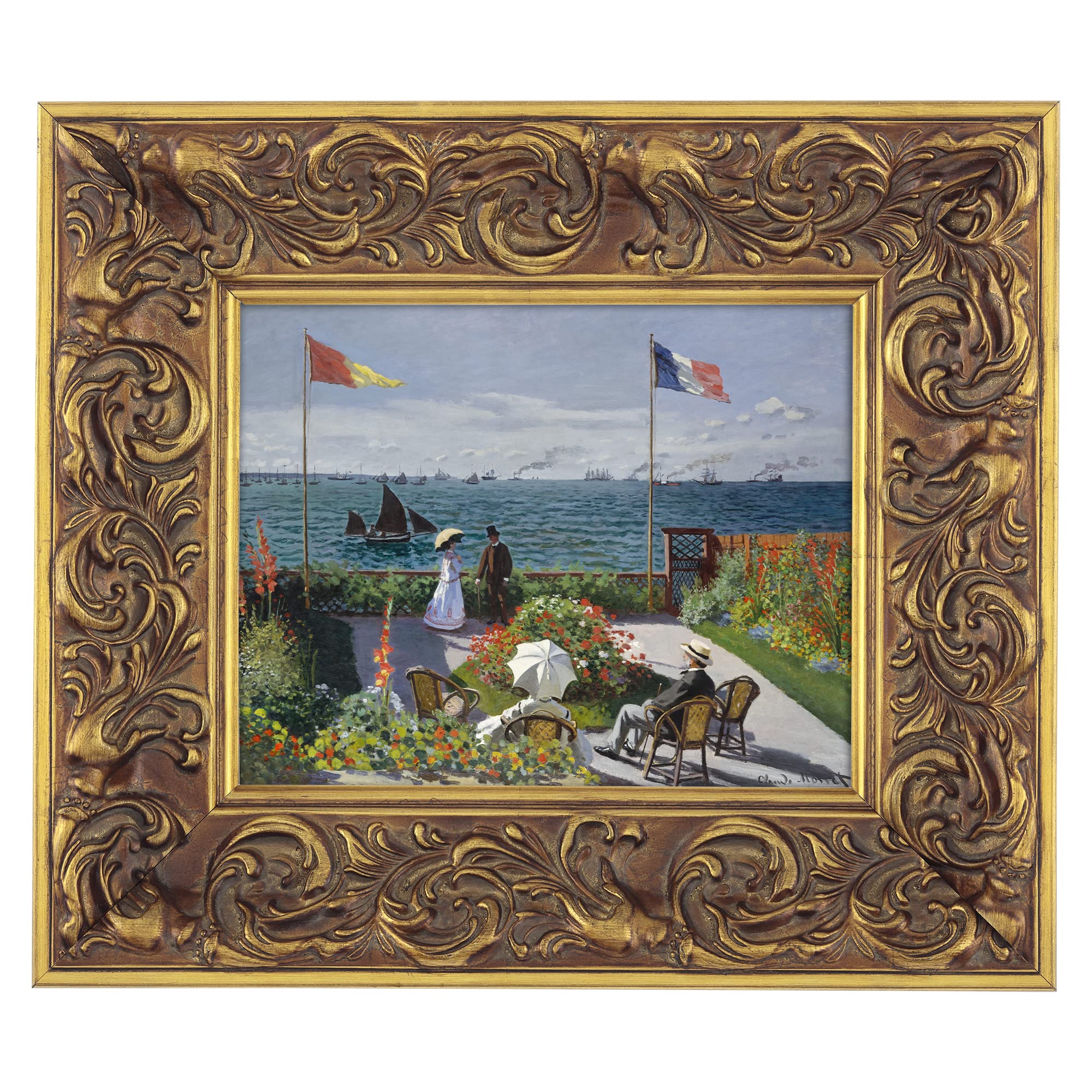Imperial Frames Kensington Collection - Gold 8x10 Picture Frames (3 Pack) - Elegant Wall Decor for Living Room, Bedroom & Office Photos