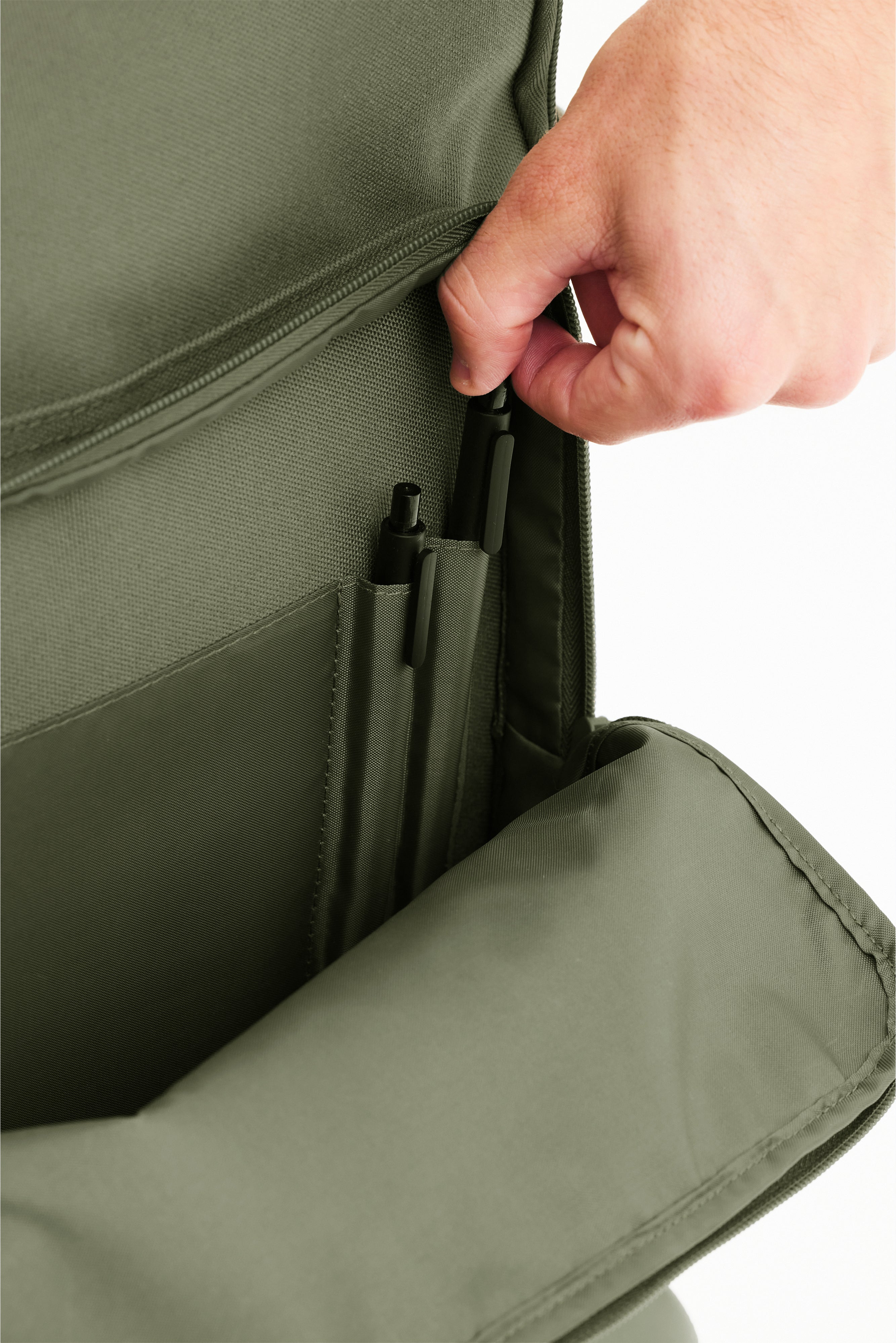 Premium Olive Travel Backpack - Lightweight Durable Carry-On Backpack for Men & Women | Perfect for Hiking, Business Trips & Airplane Travel