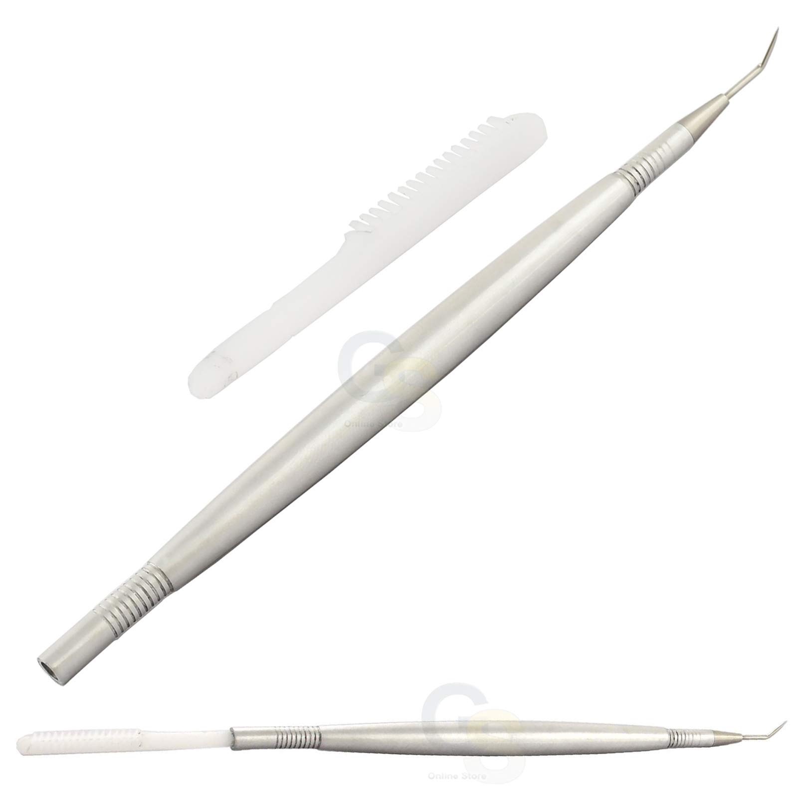 Professional G.S Lash Lift Perm Tool - Stainless Steel Eyelash Extension Supplies (Silver) for Salon & Home Use - Perfect for Lash Artists & DIY Beauty