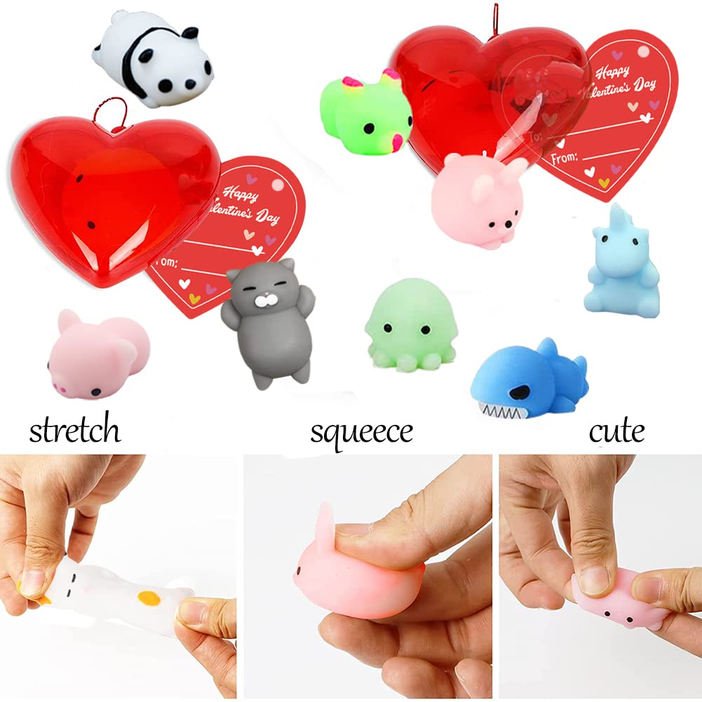 Kawaii Mochi Squishies Toys 28PCS - Stress Relief for Kids, Party Favors & Gifts for Easter, Birthdays & Classrooms