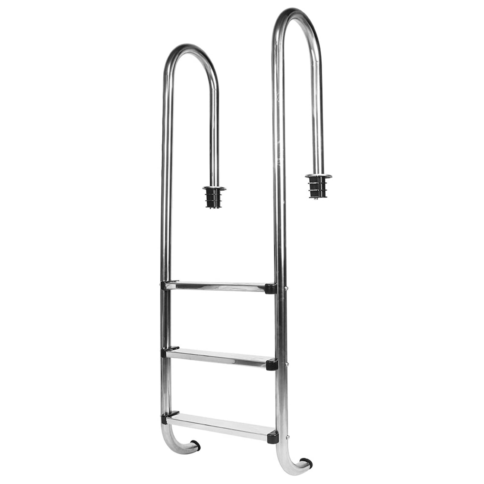 Stainless Steel 3-Step Anti-Slip Pool Ladder - Durable, Stable & Safe for Inground/Above Ground Pools | Perfect for Easy Entry & Exit, Swimming Safety, Backyard Relaxation