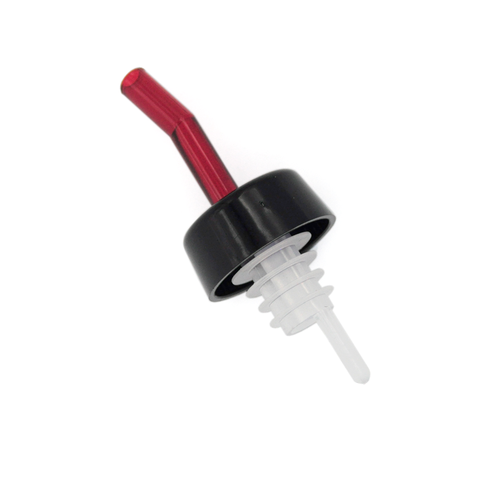 Premium Red Free Pour Bottle Spout - Perfect for Bars, Restaurants & Home Cocktail Making