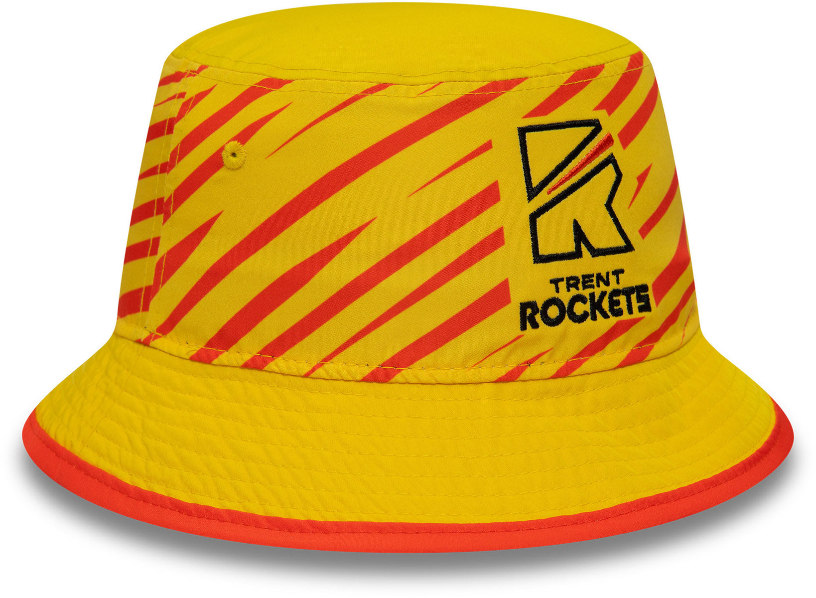 Trent Rockets The Hundred New Era All Over Print Bucket Hat - Stylish Unisex Sun Hat for Cricket Fans, Outdoor Sports & Summer Fashion