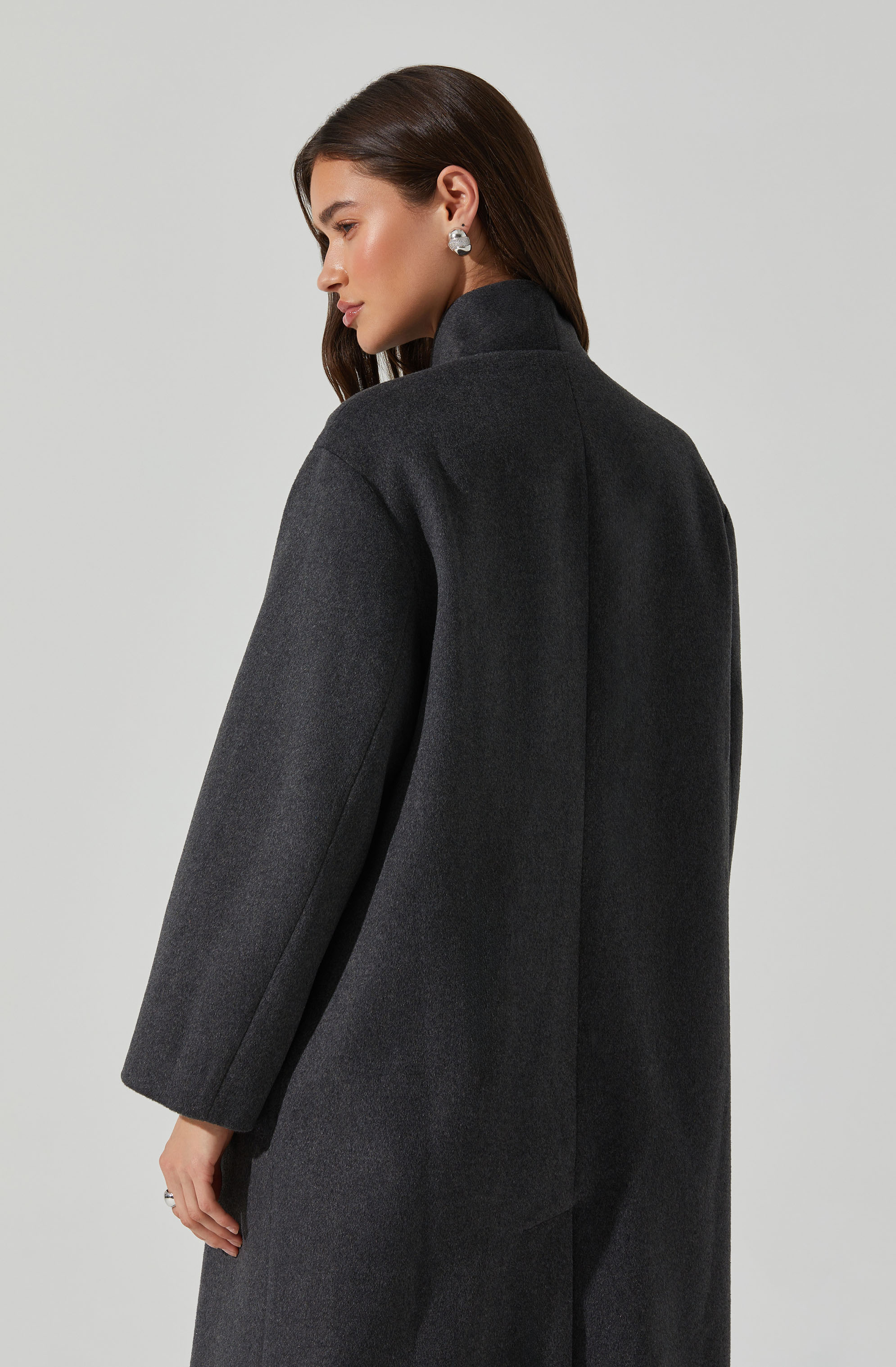 Londyn Scarf Longline Coat for Women - Elegant Winter Trench Coat with Detachable Scarf | Perfect for Office, Dating & Formal Occasions
