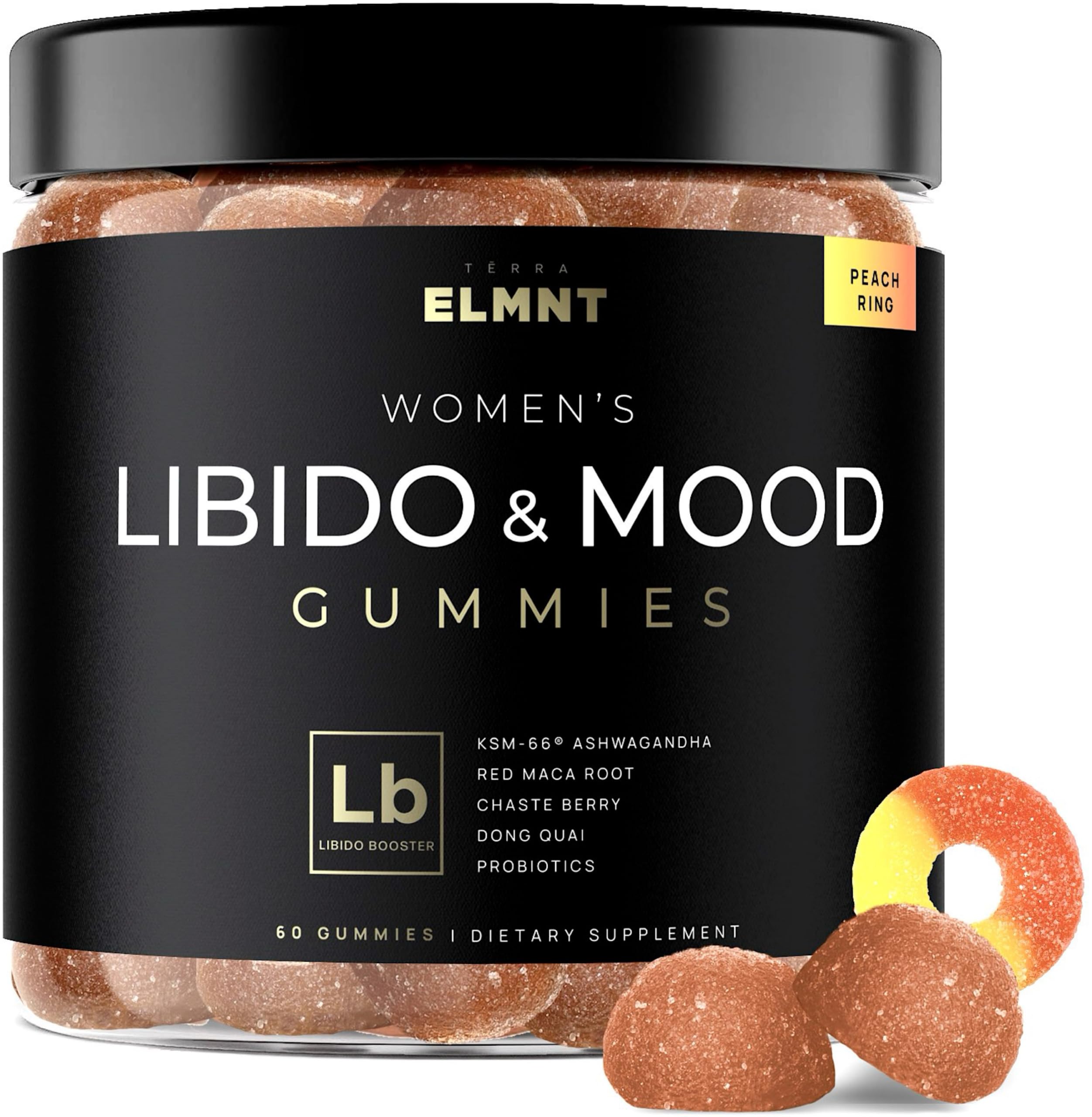 4,050mg Libido Booster Gummies for Women with KSM-66 Ashwagandha & 30x Strength Red Maca Root - Strongest Female Libido & Mood Enhancer, Hormone Balance, Cortisol Reducer & Stress Relief Supplement - Perfect for Intimate Moments & Daily Wellness Support